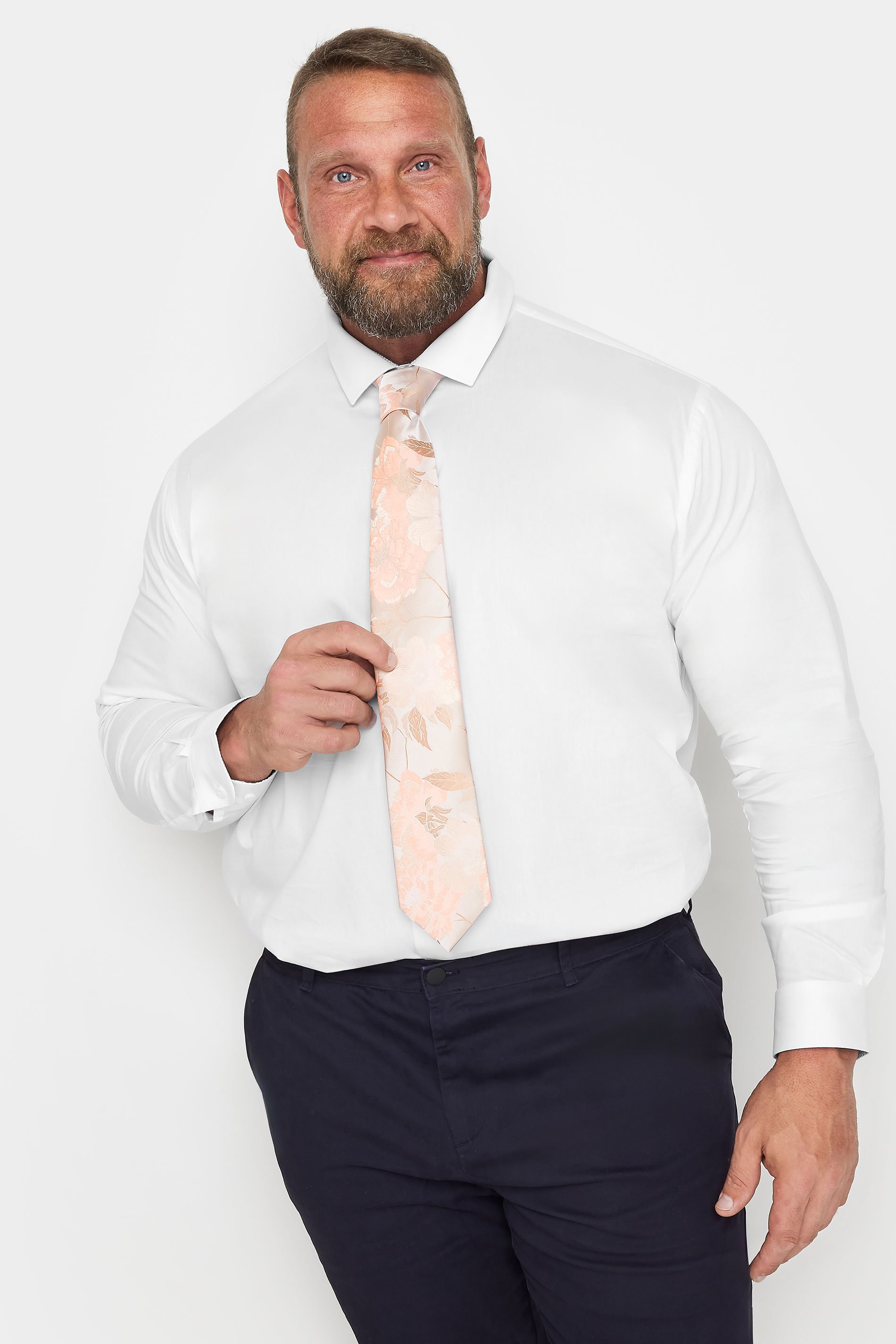 BadRhino Pink 2 PACK Floral & Dot Print Ties | BadRhino 1