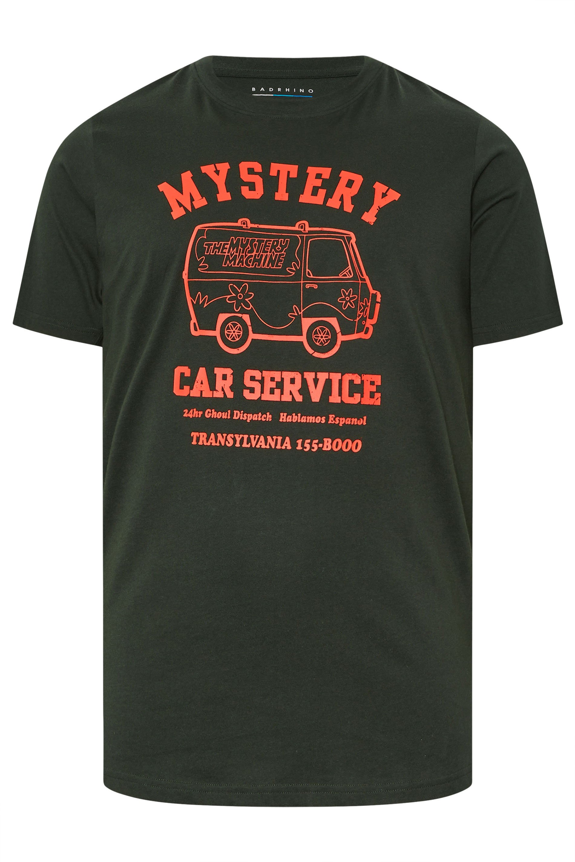 BadRhino Big & Tall Ebony Grey Scooby Doo Graphic T-Shirt | BadRhino 5