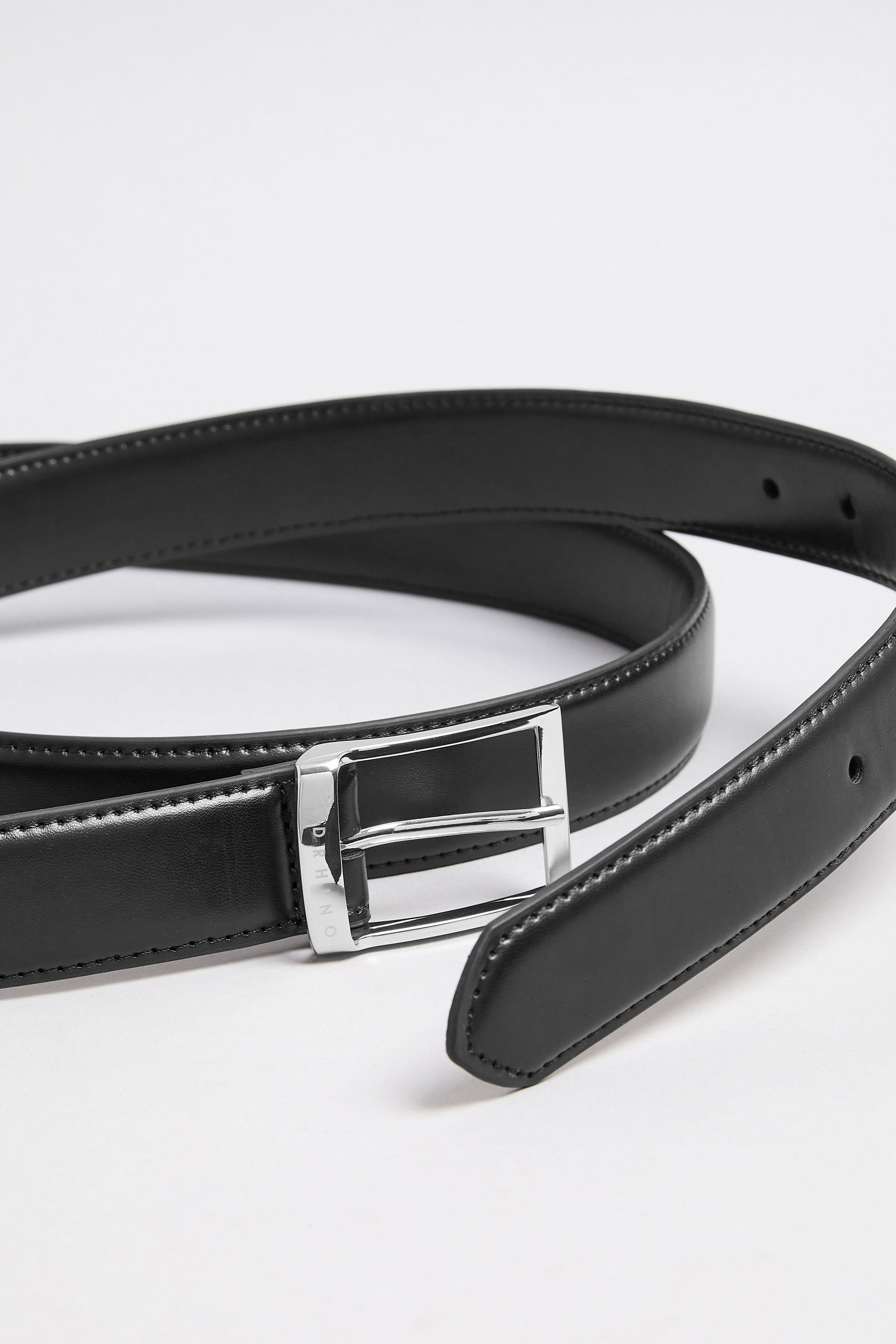 RHINO FLEX Black Flex Leather Look Belt | BadRhino