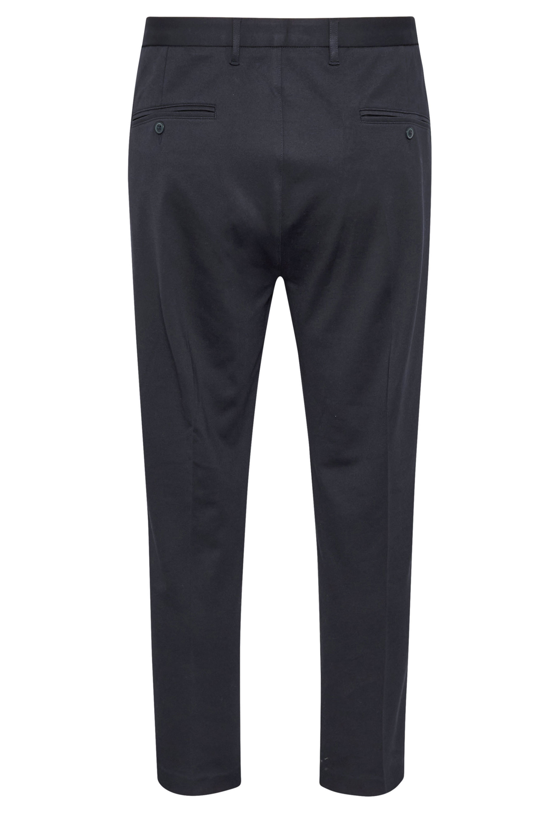 BadRhino Big & Tall Navy Blue Stretch Trousers | BadRhino 5