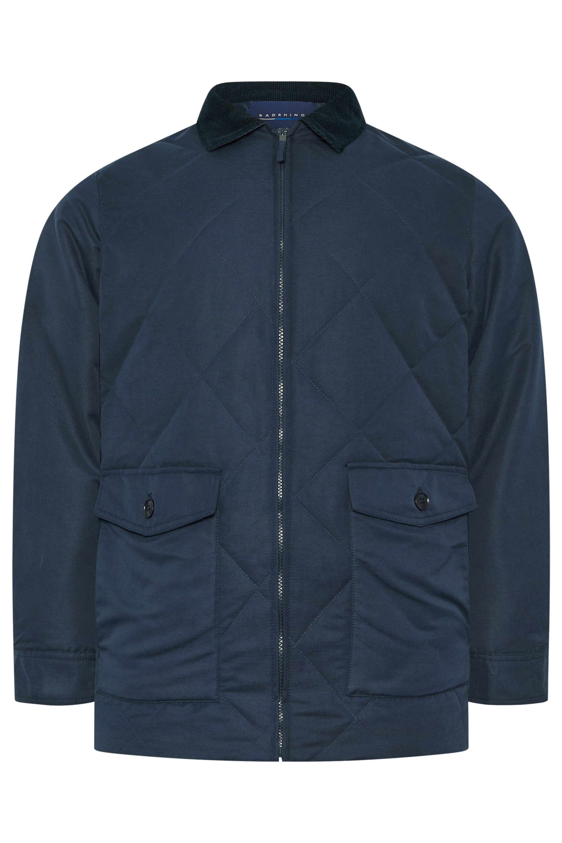 BadRhino Big & Tall Navy Blue Quilted Jacket | BadRhino 6