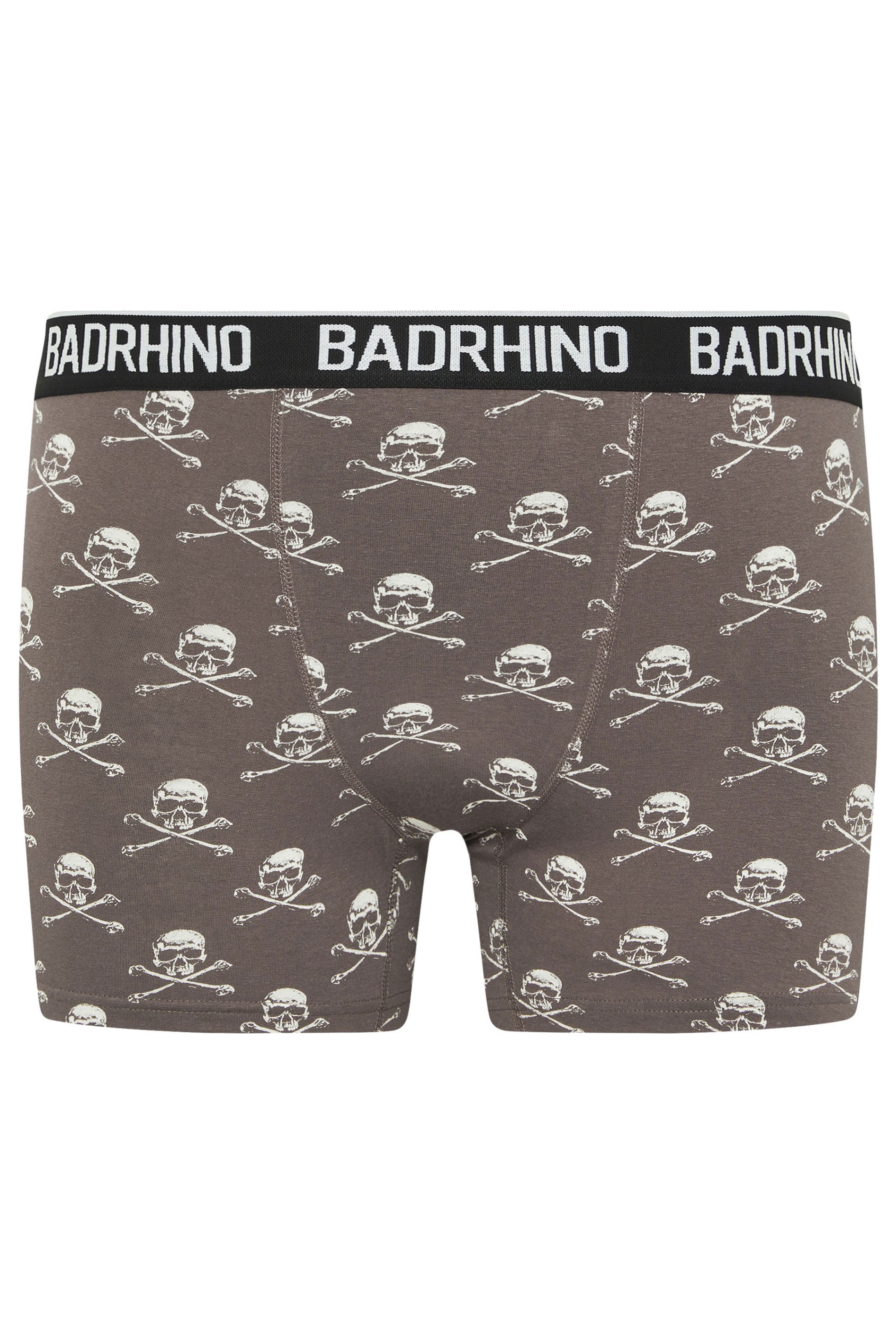 BadRhino Big & Tall 3 PACK Black Skull Boxers | BadRhino 2