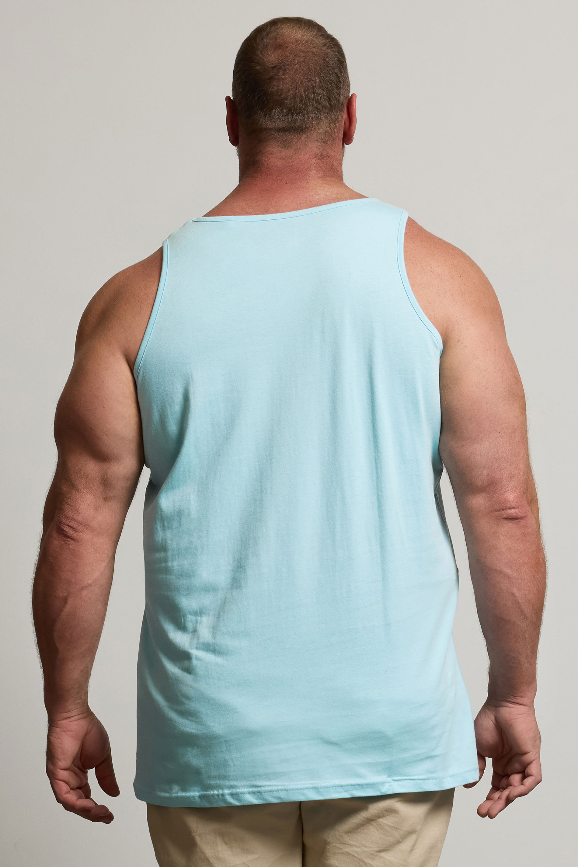 BadRhino Big & Tall Light Blue Vest Top | BadRhino 4