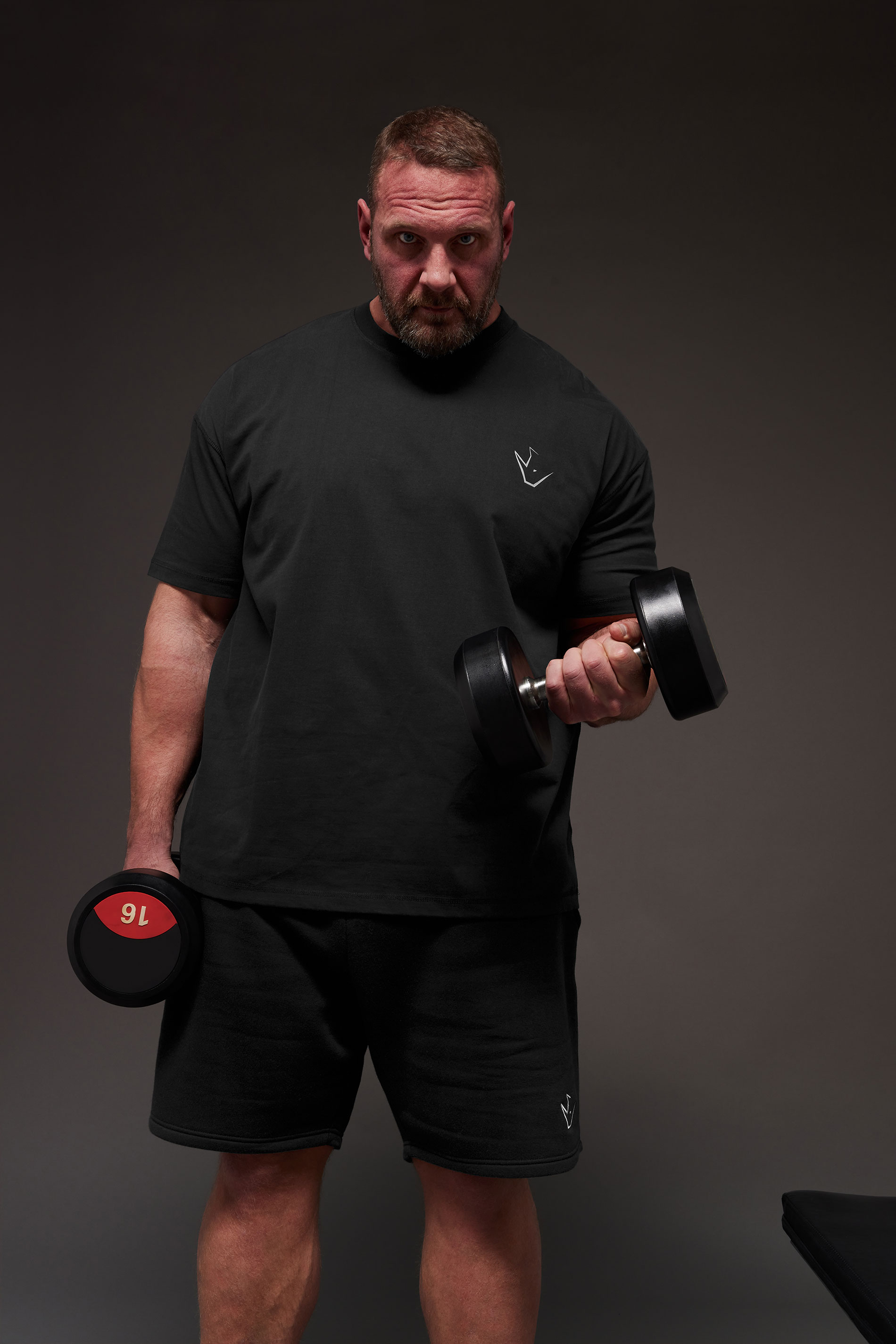 IronRhino Big & Tall Black 'Iron Never Lies' Printed T-Shirt | BadRhino 1