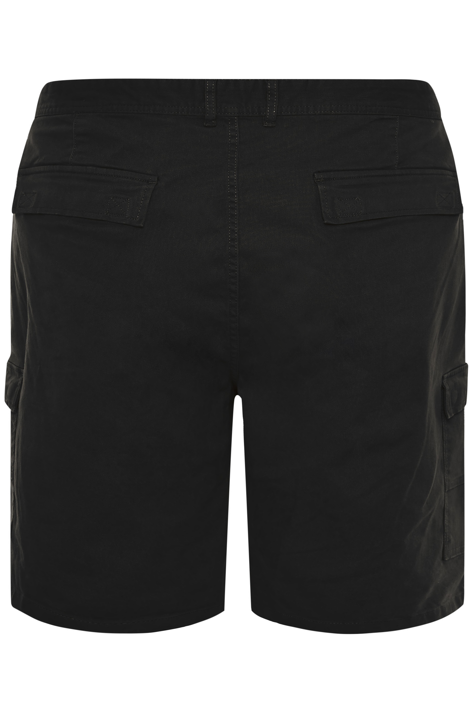 BadRhino Black Stretch Cargo Shorts | BadRhino