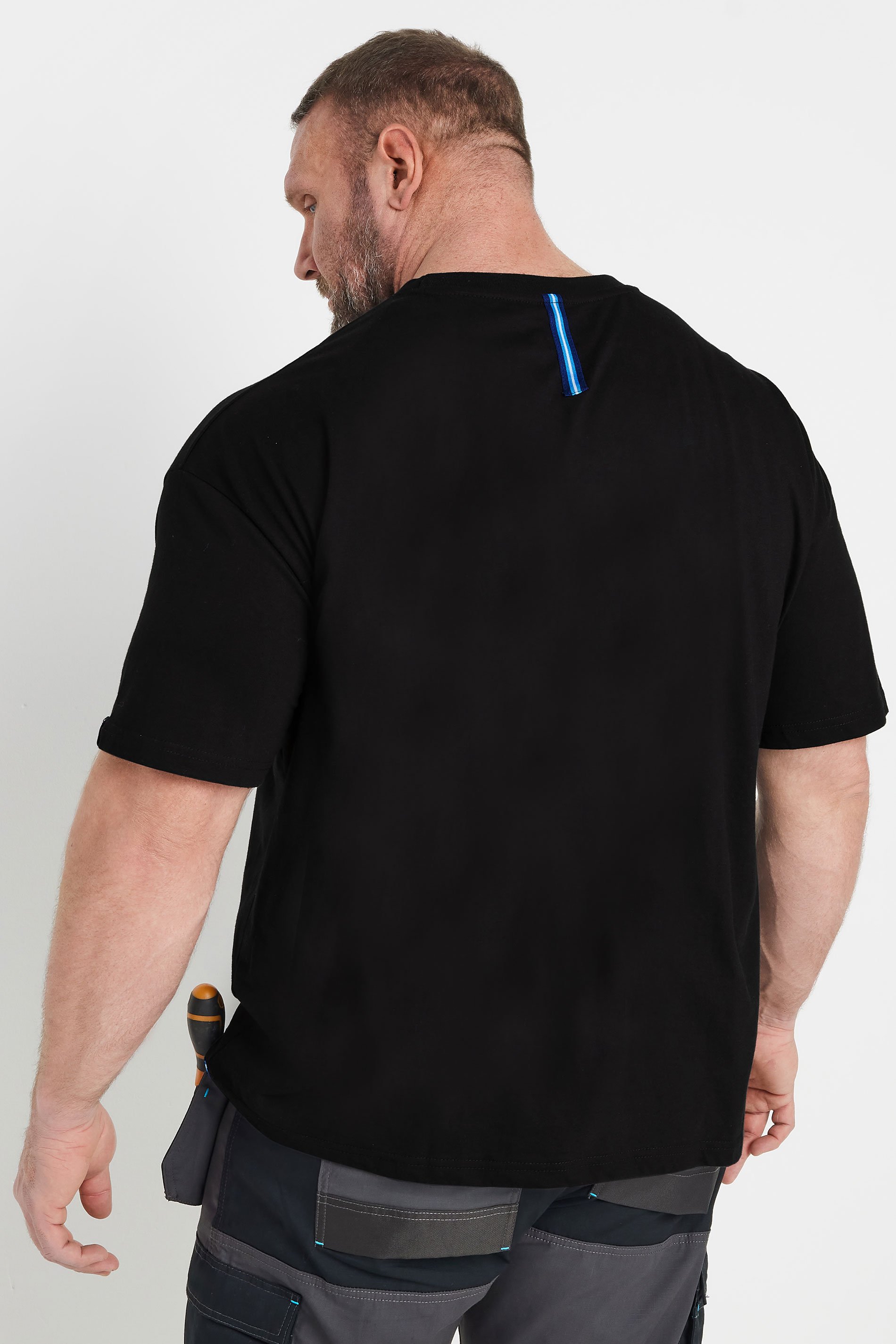 BadRhino Big & Tall Black Short Sleeve T-Shirt | BadRhino 4