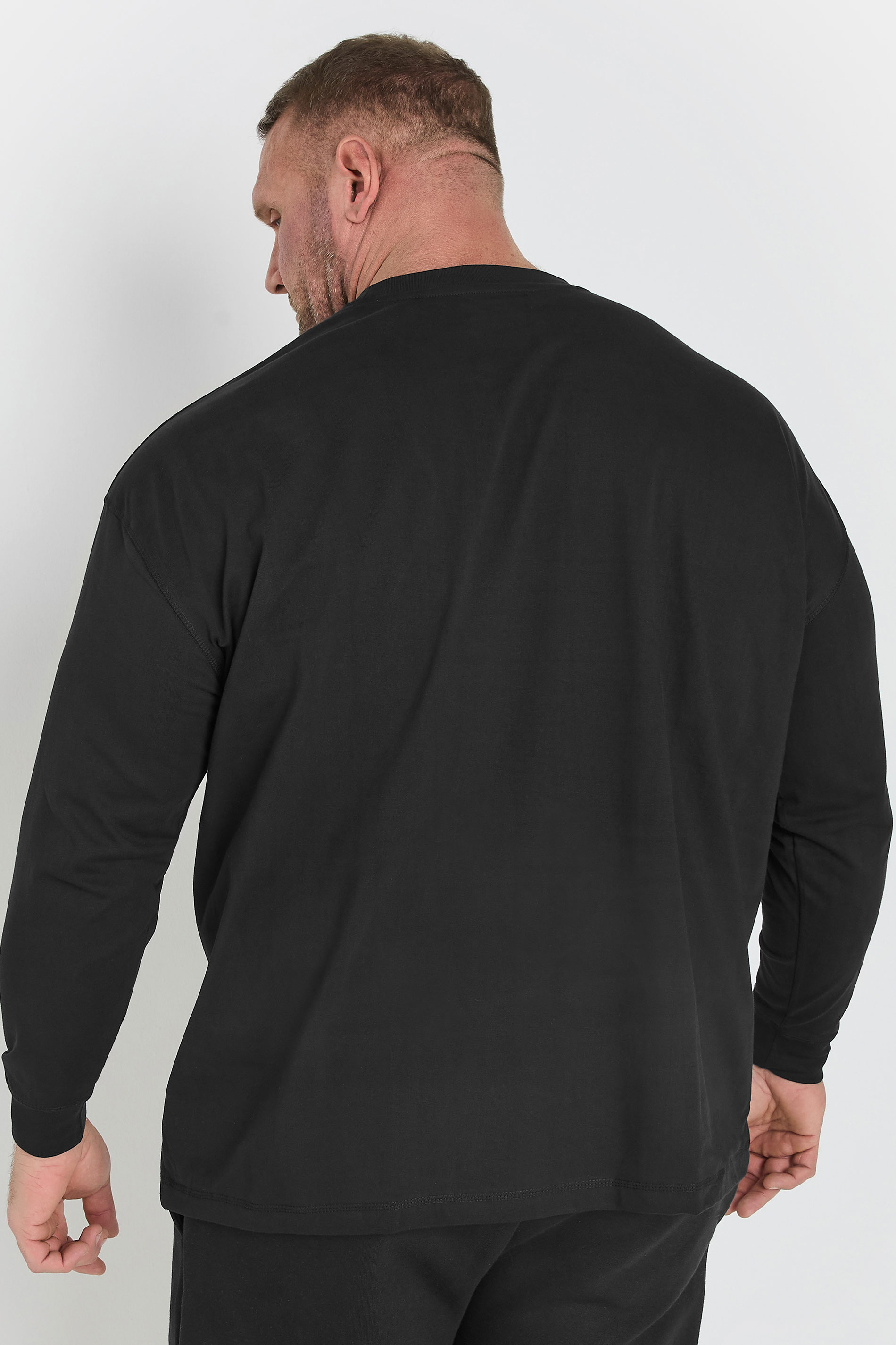 IronRhino Big & Tall Black Long Sleeve T-Shirt | BadRhino 3