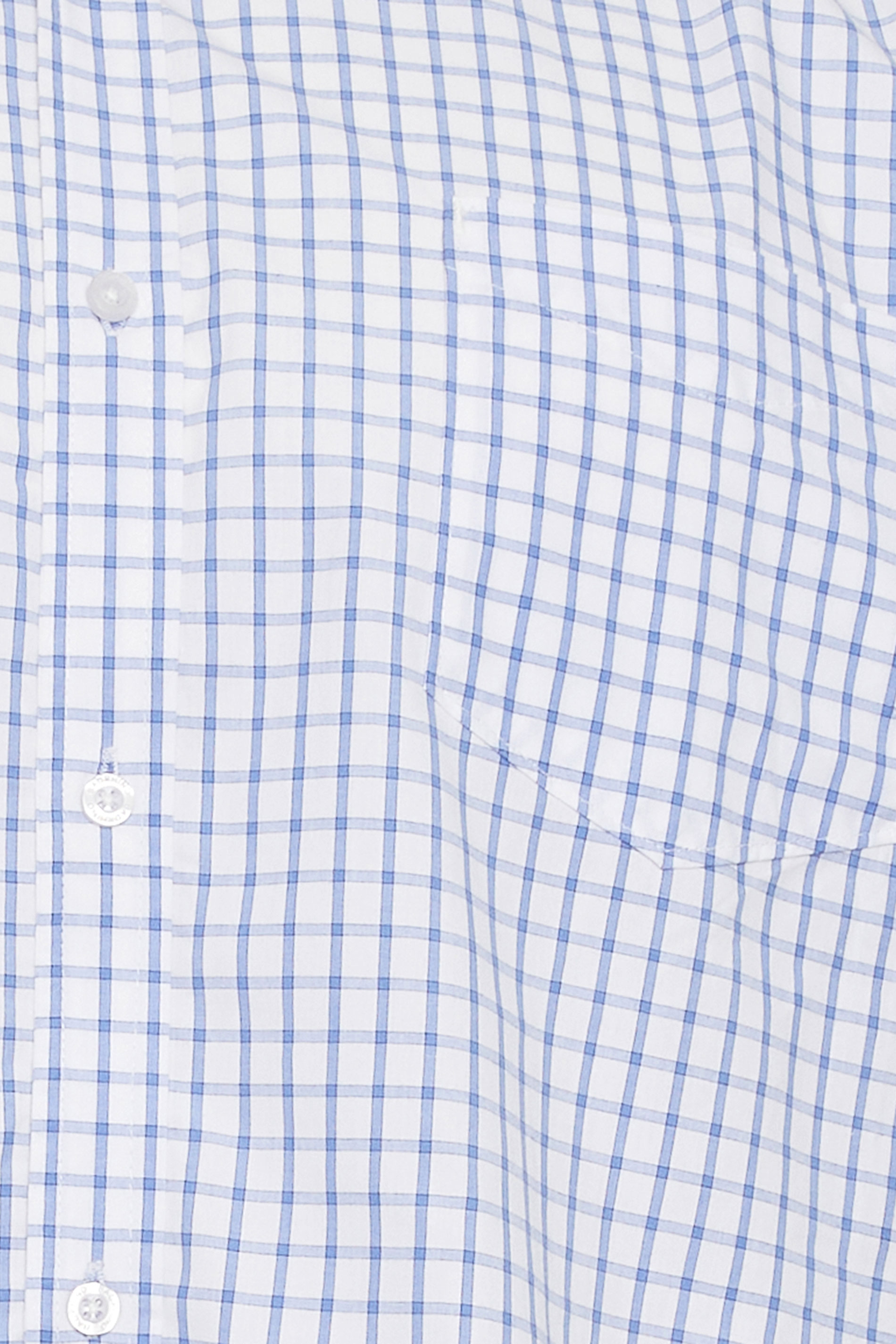 BadRhino Big & Tall Blue & White Small Check Print Shirt | BadRhino 3