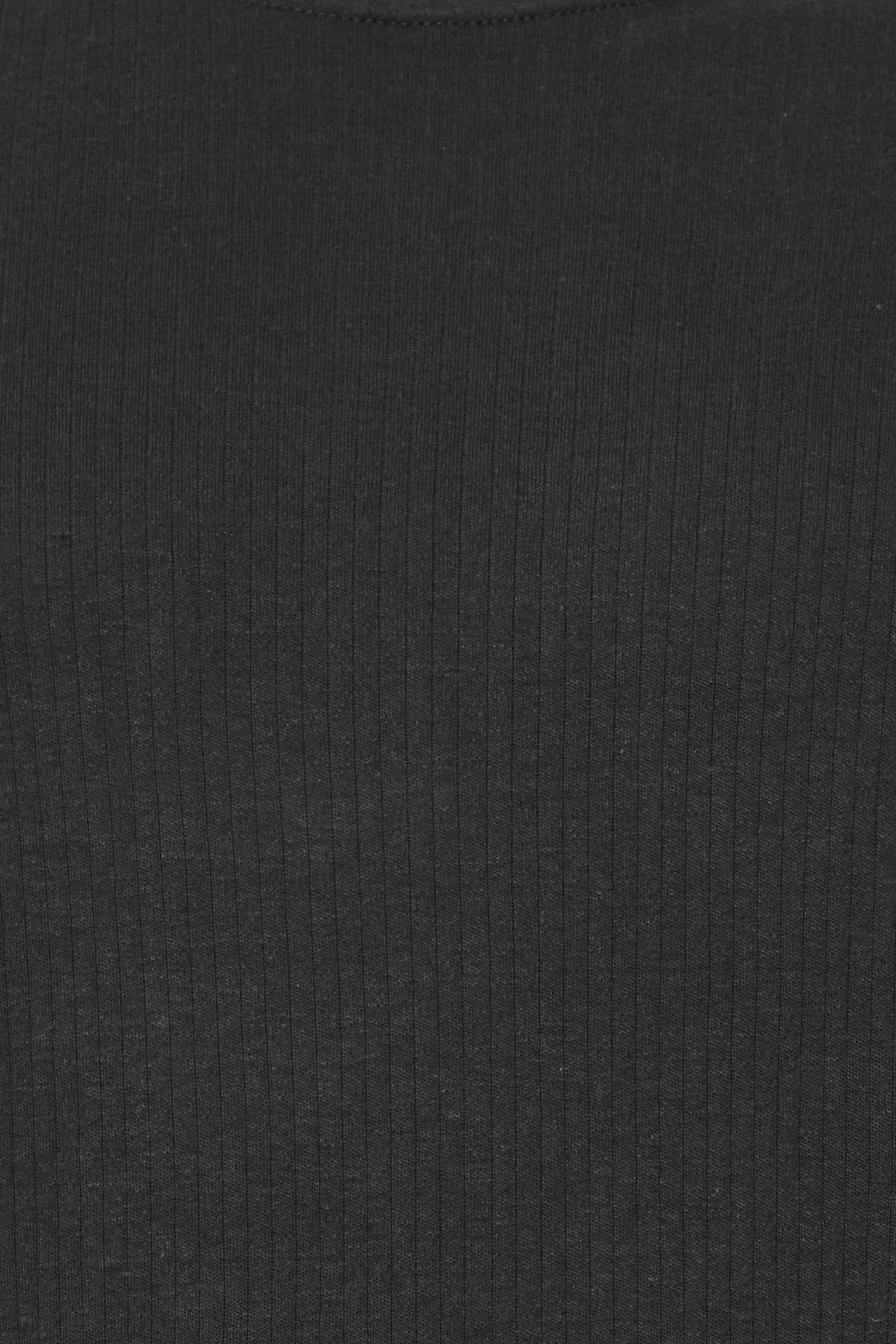 D555 Big & Tall Black Thermal Long Sleeve T-Shirt | BadRhino 2