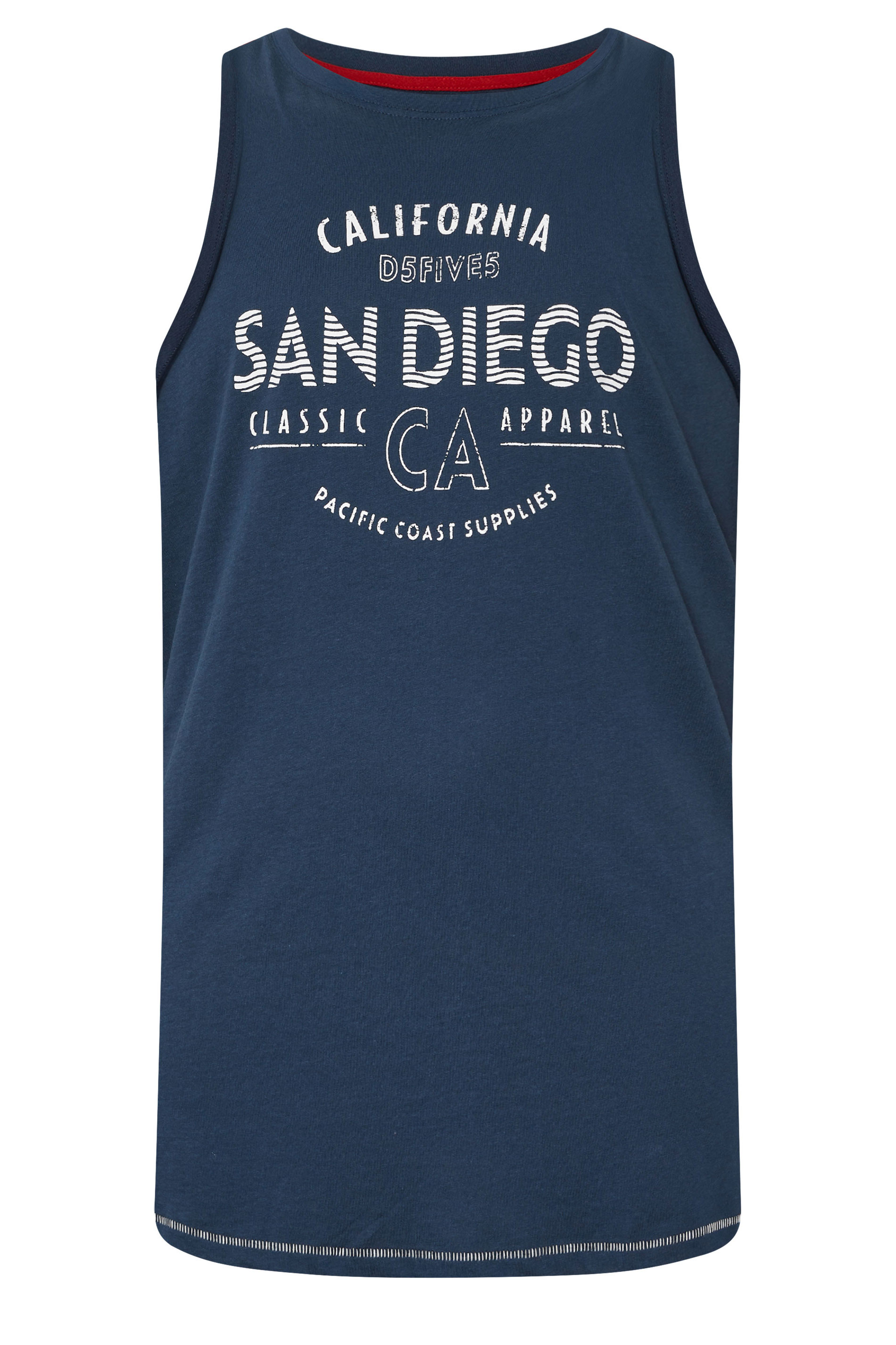 D555 Big & Tall Navy Blue 'San Diego' Vest | BadRhino 3