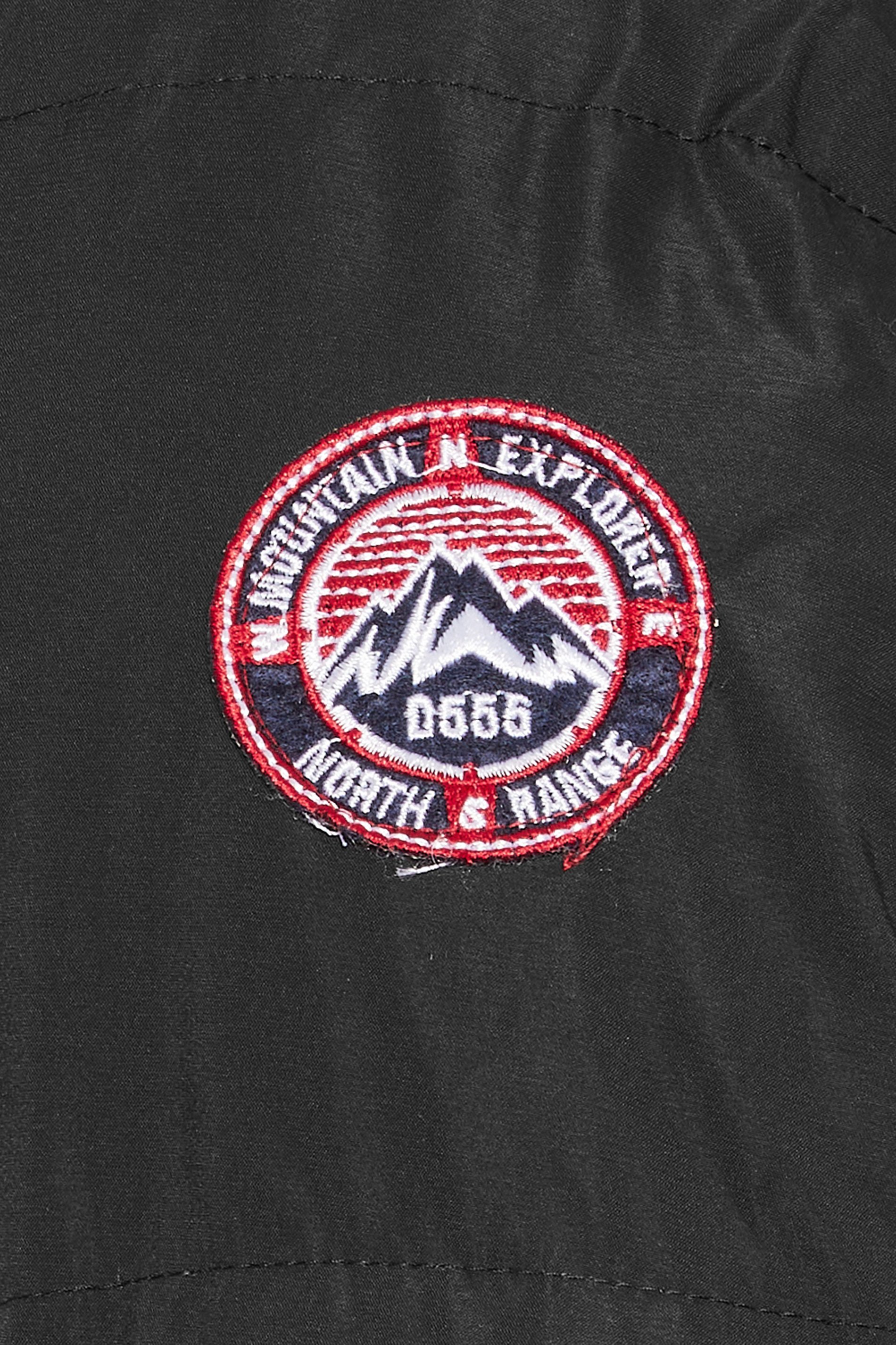 D555 Big & Tall Black Quilted Padded Jacket | BadRhino 6