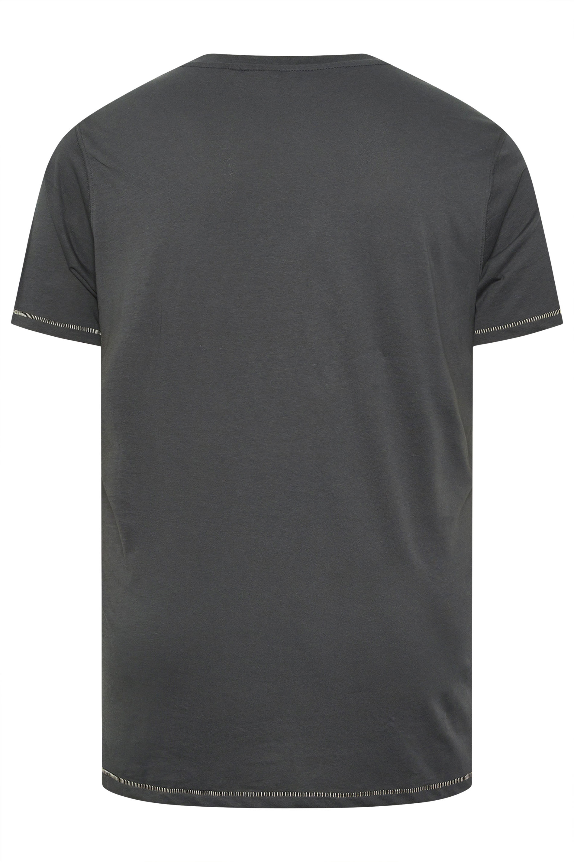 D555 Big & Tall Charcoal Grey 'Pink Floyd' T-Shirt | BadRhino 4