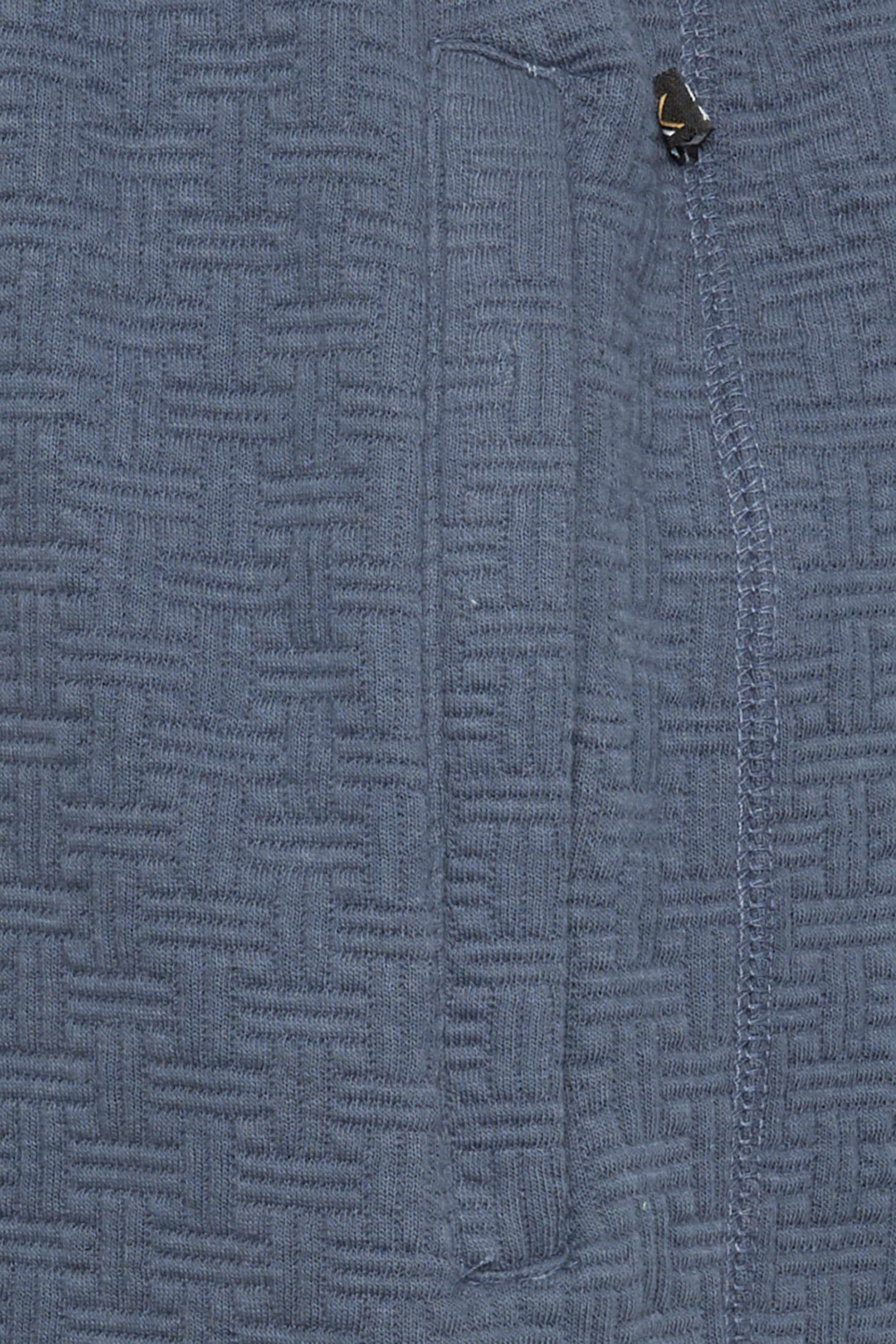 KAM Big & Tall Indigo Blue Jacquard Textured Shorts | BadRhino 5
