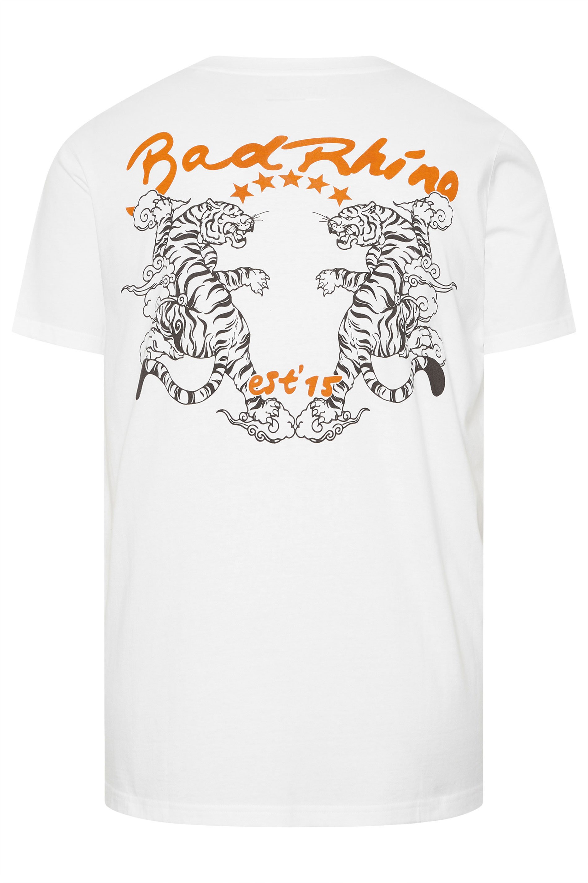 BadRhino Big & Tall White Tiger Graphic T-Shirt | BadRhino 2
