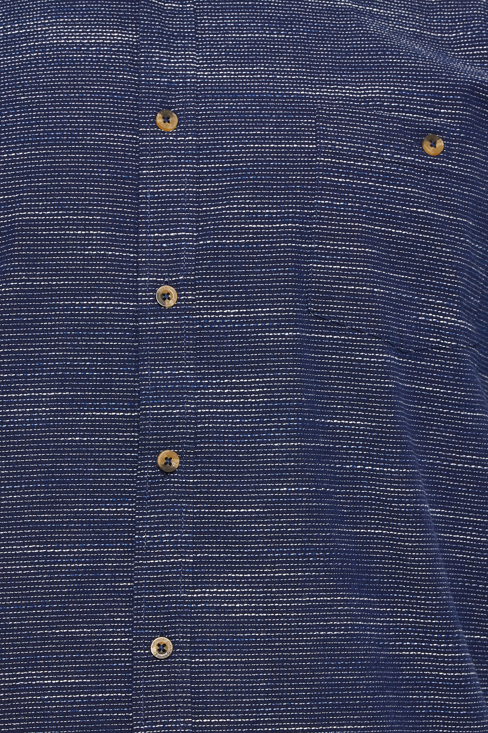 D555 Big & Tall Navy Blue Textured Shirt | BadRhino 2
