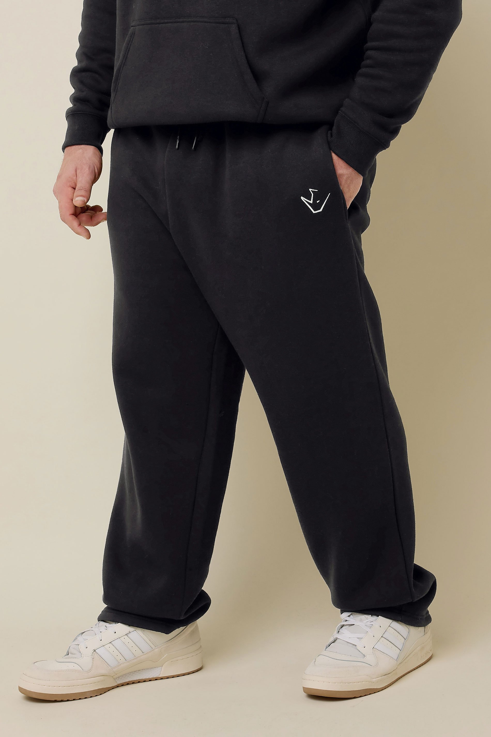 IronRhino Big & Tall Black 'Rest Day' Joggers | BadRhino 3