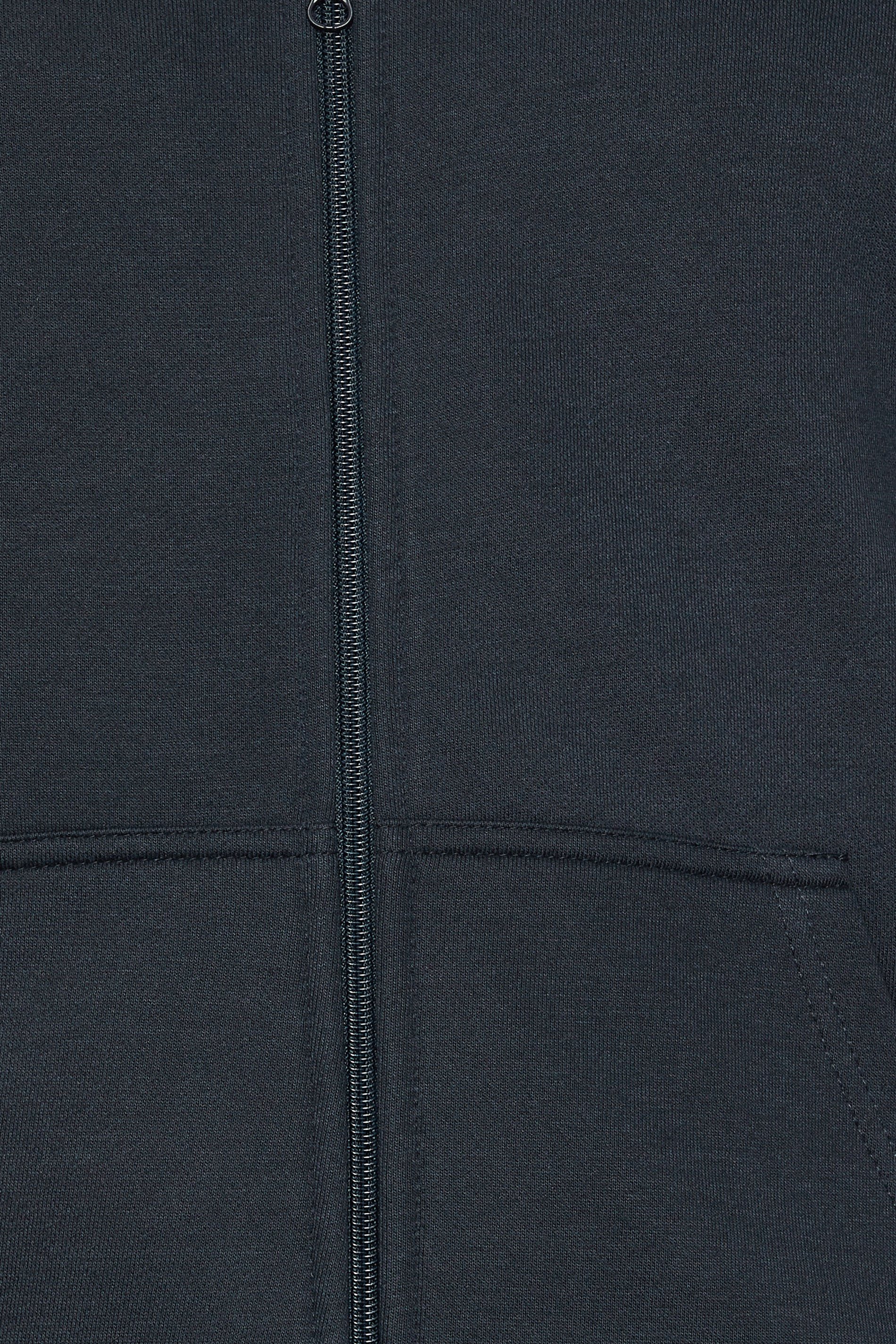 BadRhino Big & Tall Navy Blue Premium Zip Through Hoodie | BadRhino 2