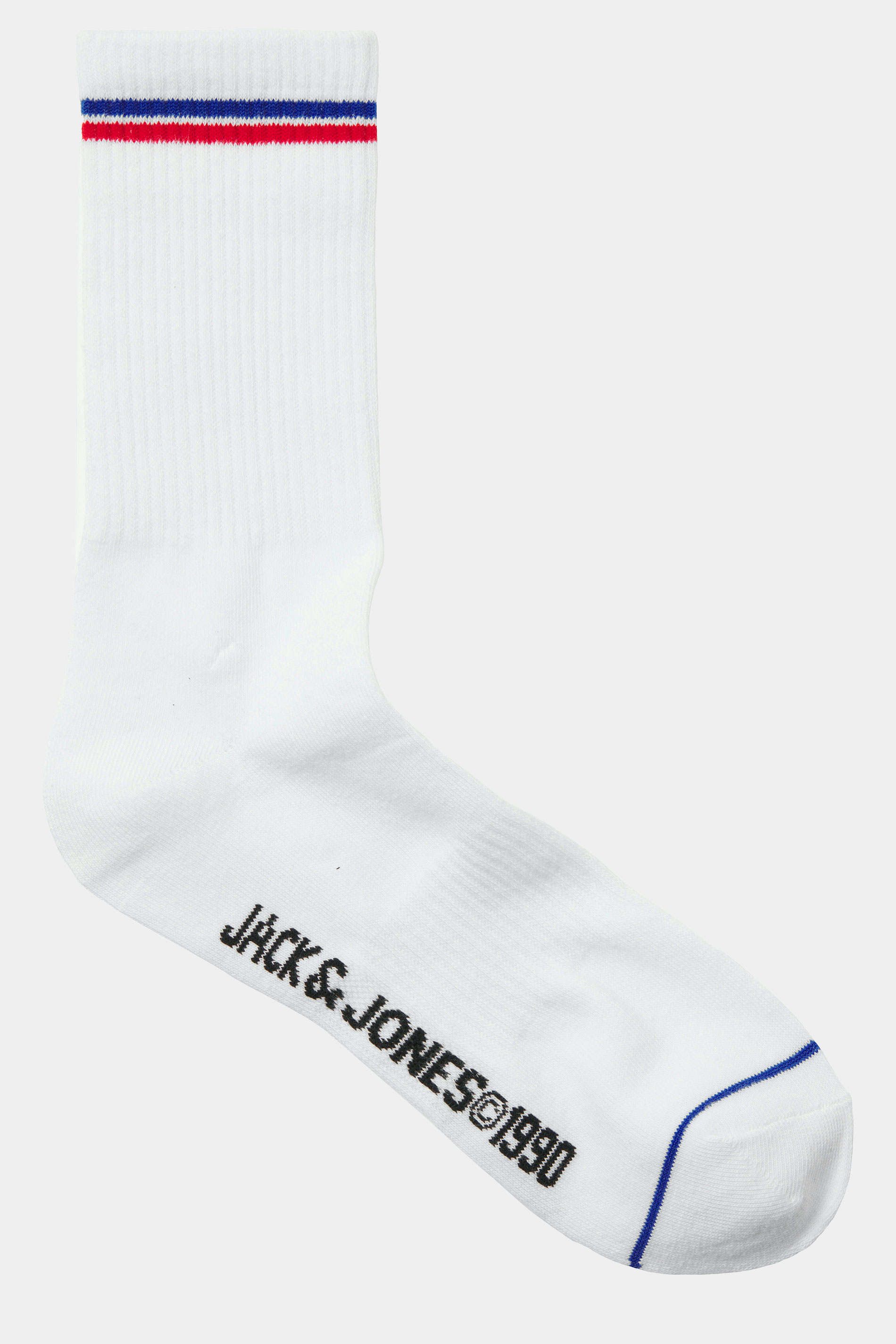 JACK & JONES 3 Pack White Tennis Socks | BadRhino 4