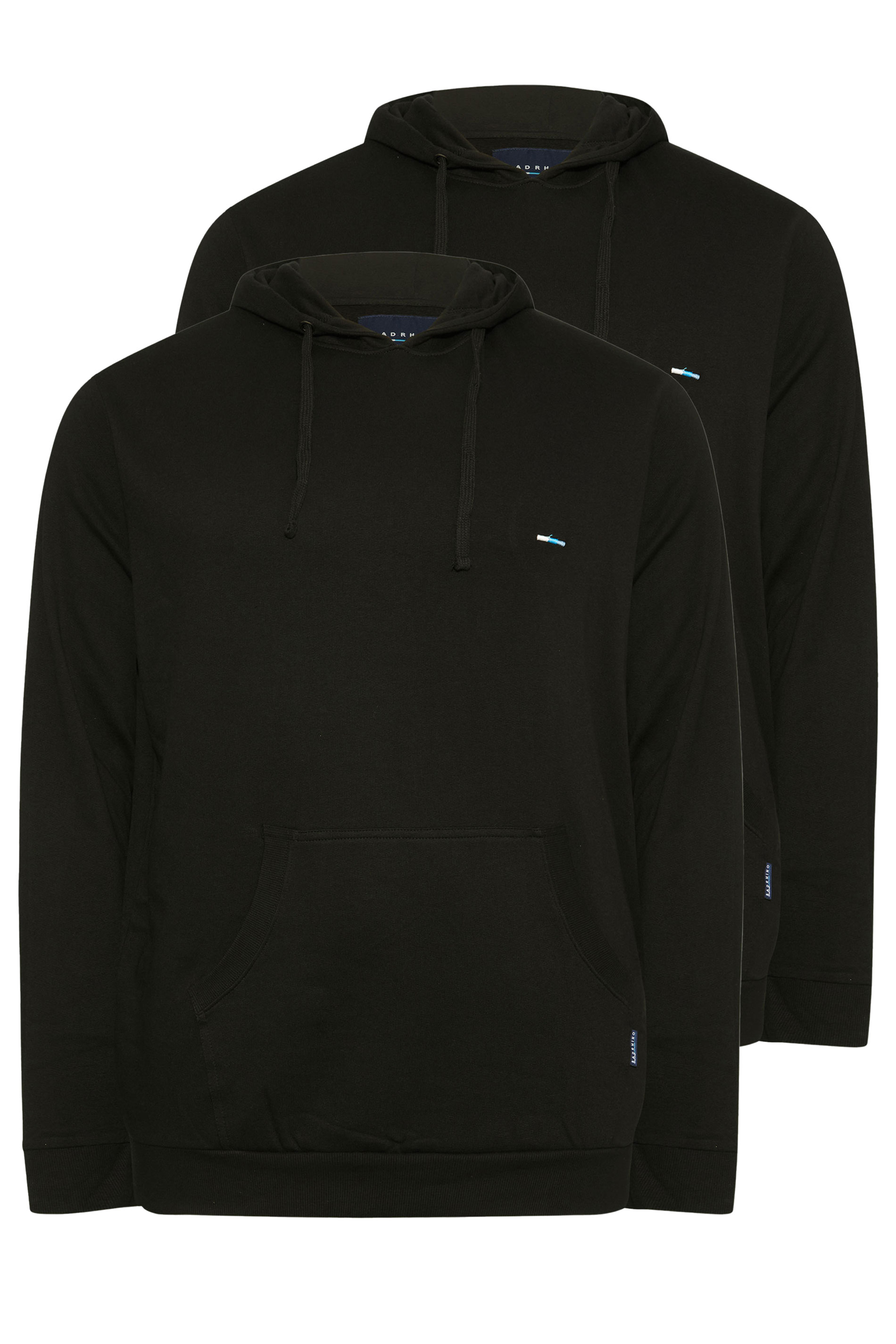 BadRhino Big & Tall 2 PACK Black Core Hoodies | BadRhino 6