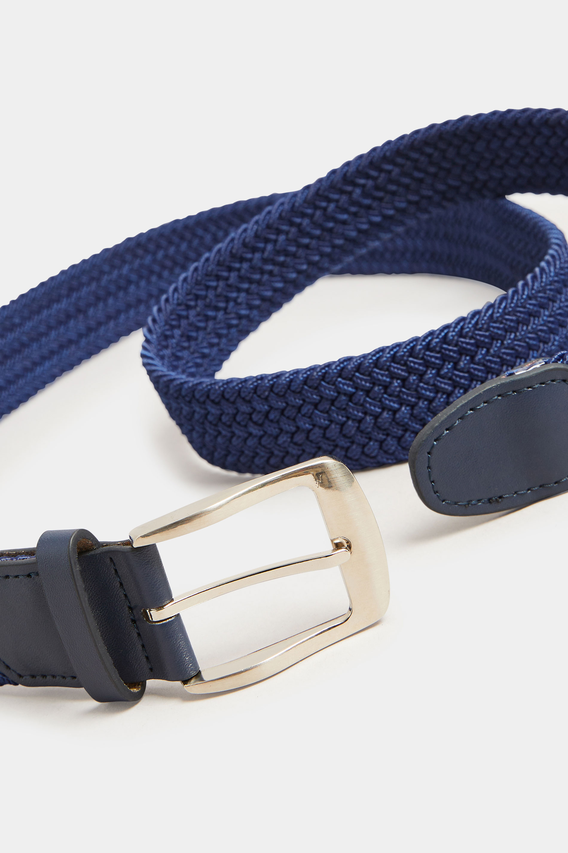 D555 Navy Blue Stretch Braided Belt | BadRhino  3