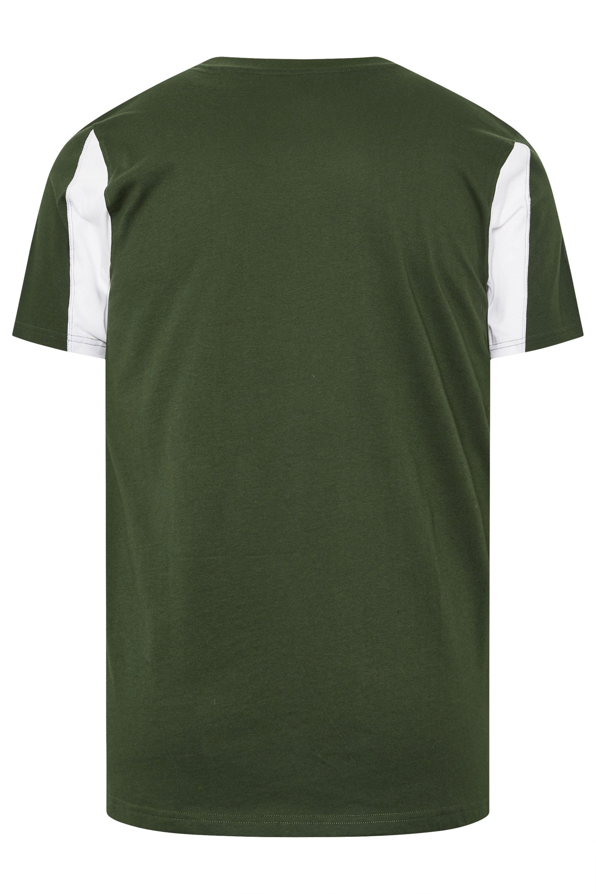 BadRhino Big & Tall Green Logo Cut & Sew T-Shirt | BadRhino 7