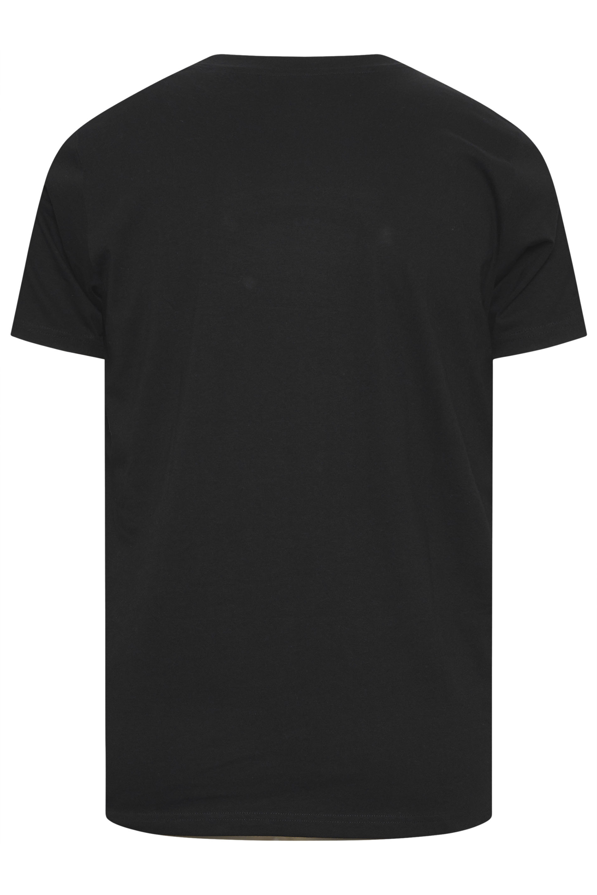 BadRhino Big & Tall Black Skull & Headphone Graphic T-Shirt | BadRhino 6