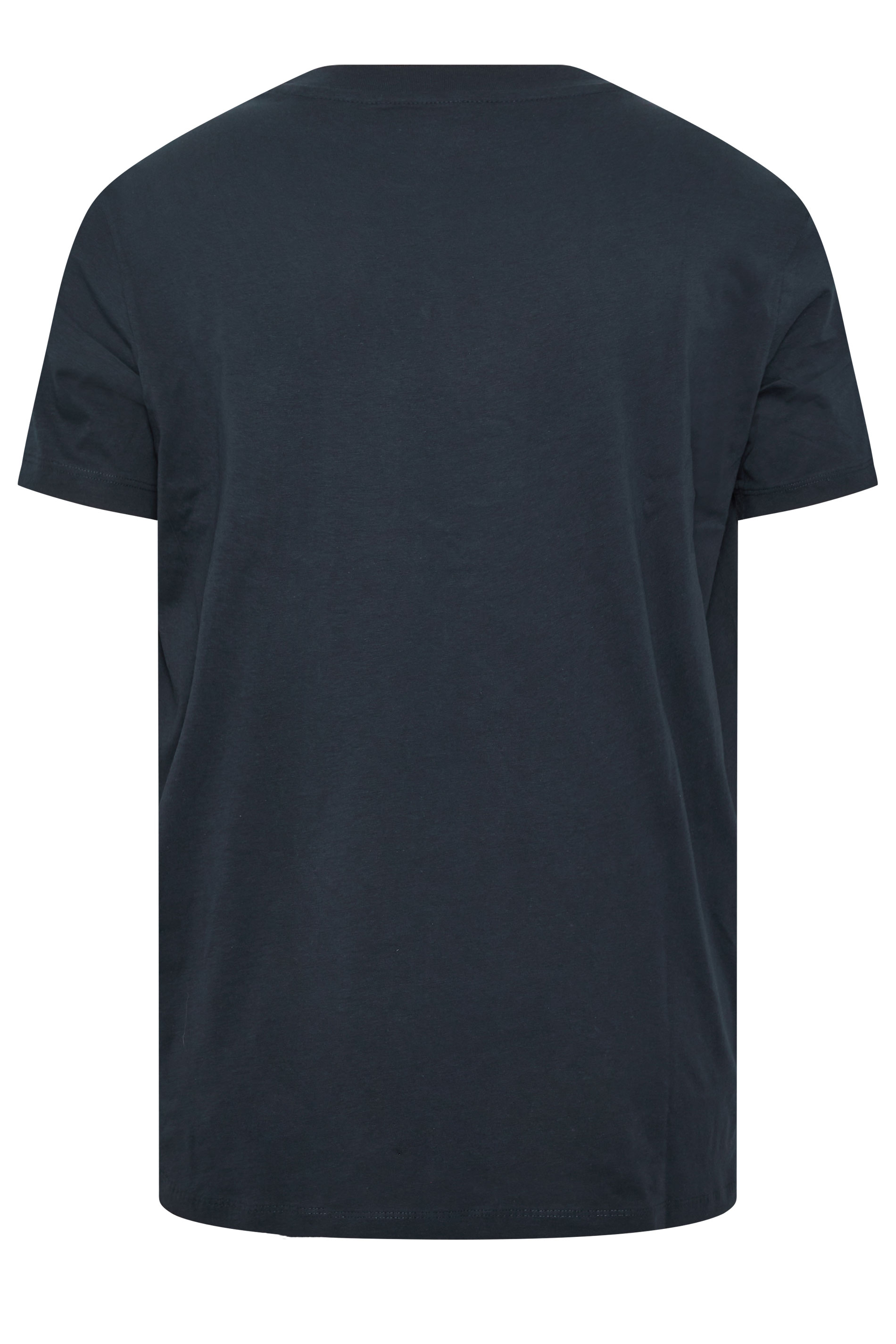 JACK & JONES Navy Blue 'Beach' Graphic Print T-Shirt | BadRhino 4