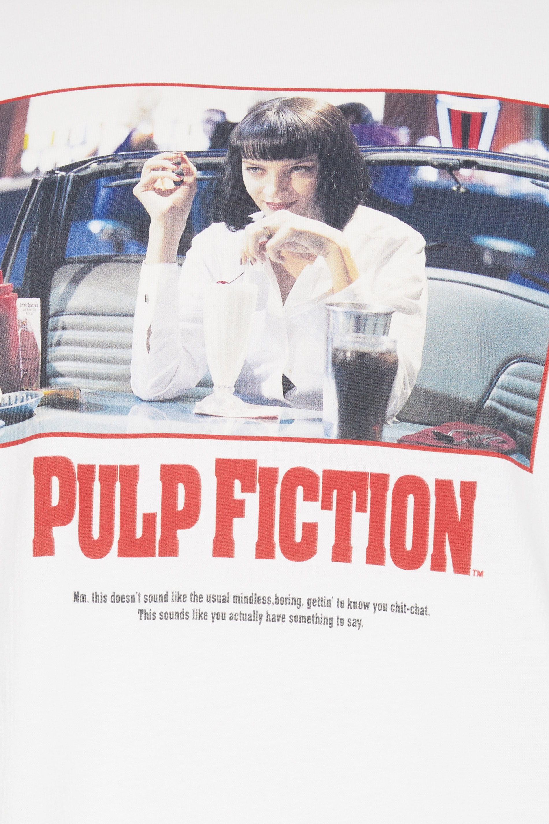 BadRhino Big & Tall White Pulp Fiction T-Shirt | BadRhino 3