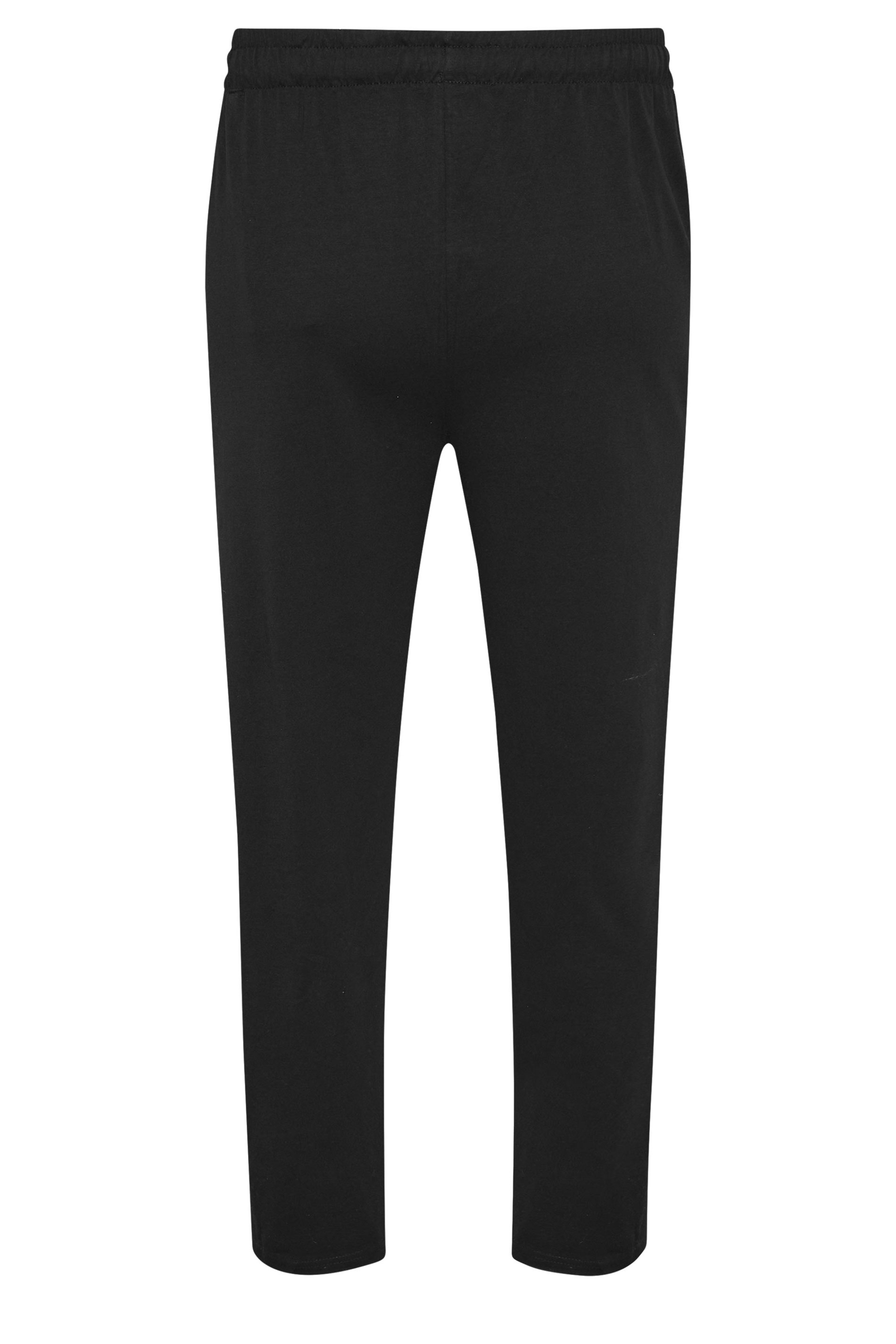 BadRhino Big & Tall Black Lightweight Lounge Joggers 7