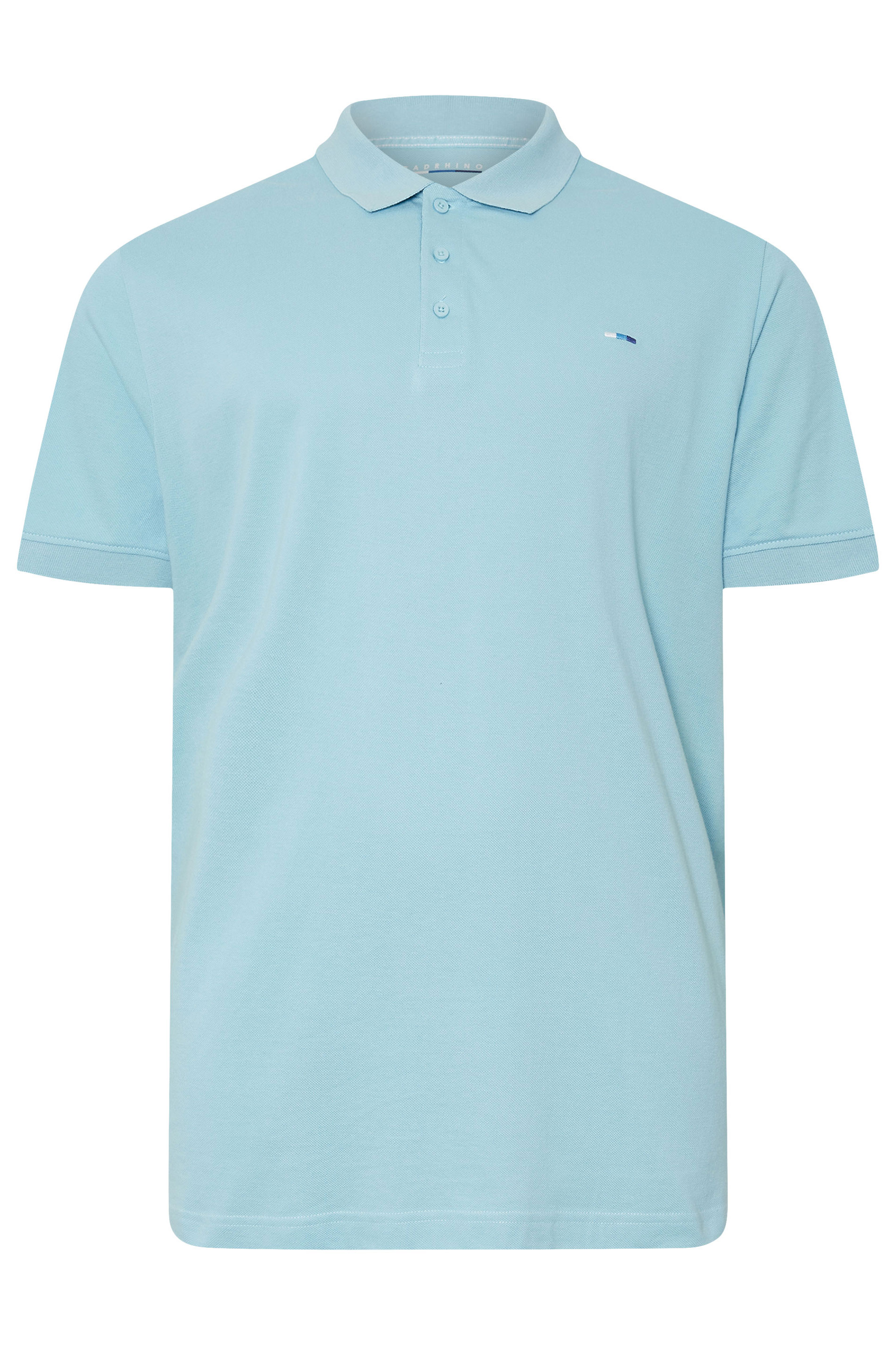 BadRhino Big & Tall Light Blue Polo Shirt | BadRhino 7