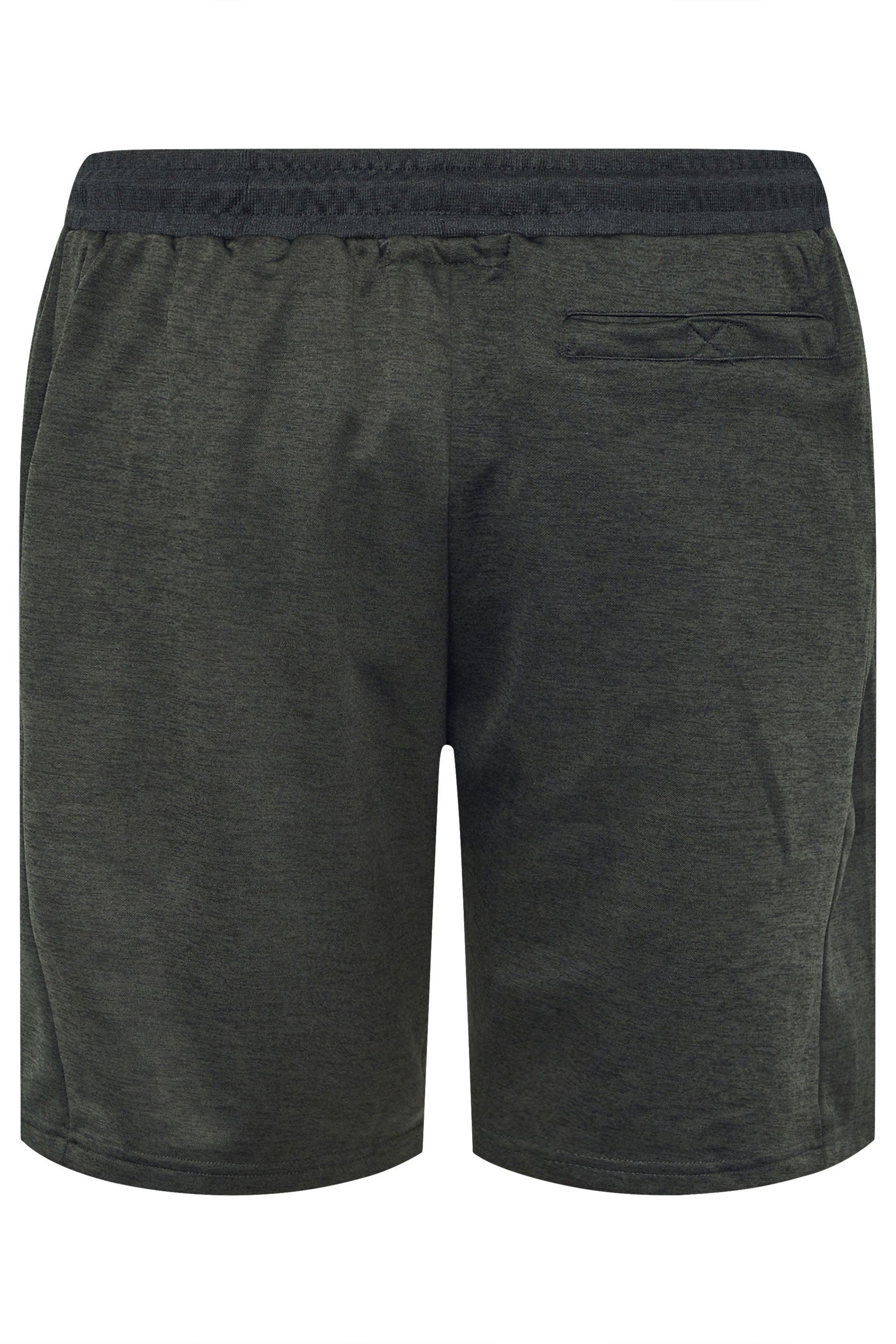 KAM Big & Tall Charcoal Grey Sweat Jogger Shorts | BadRhino 5