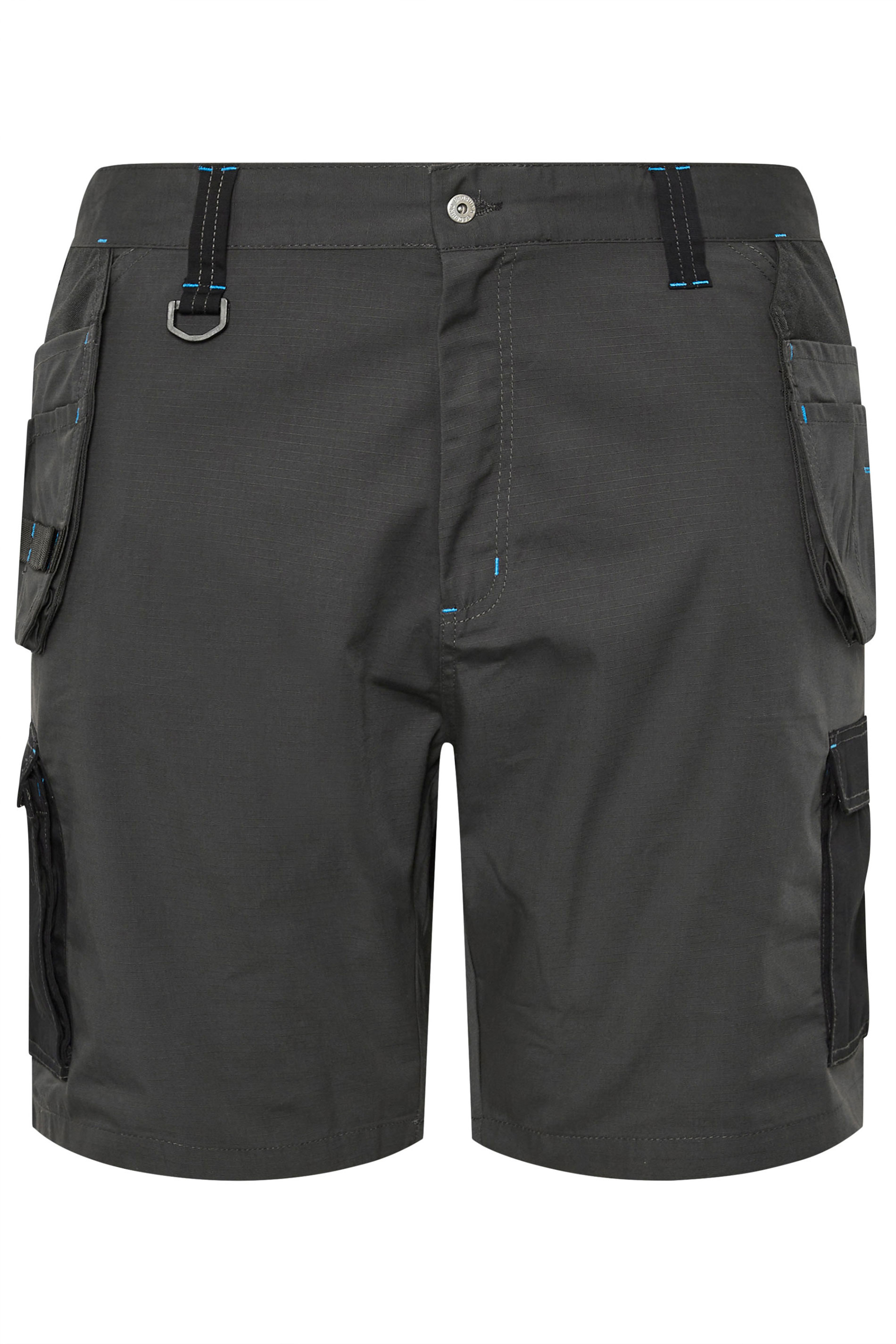 BadRhino Big & Tall Black Workwear Cargo Shorts | BadRhino 10