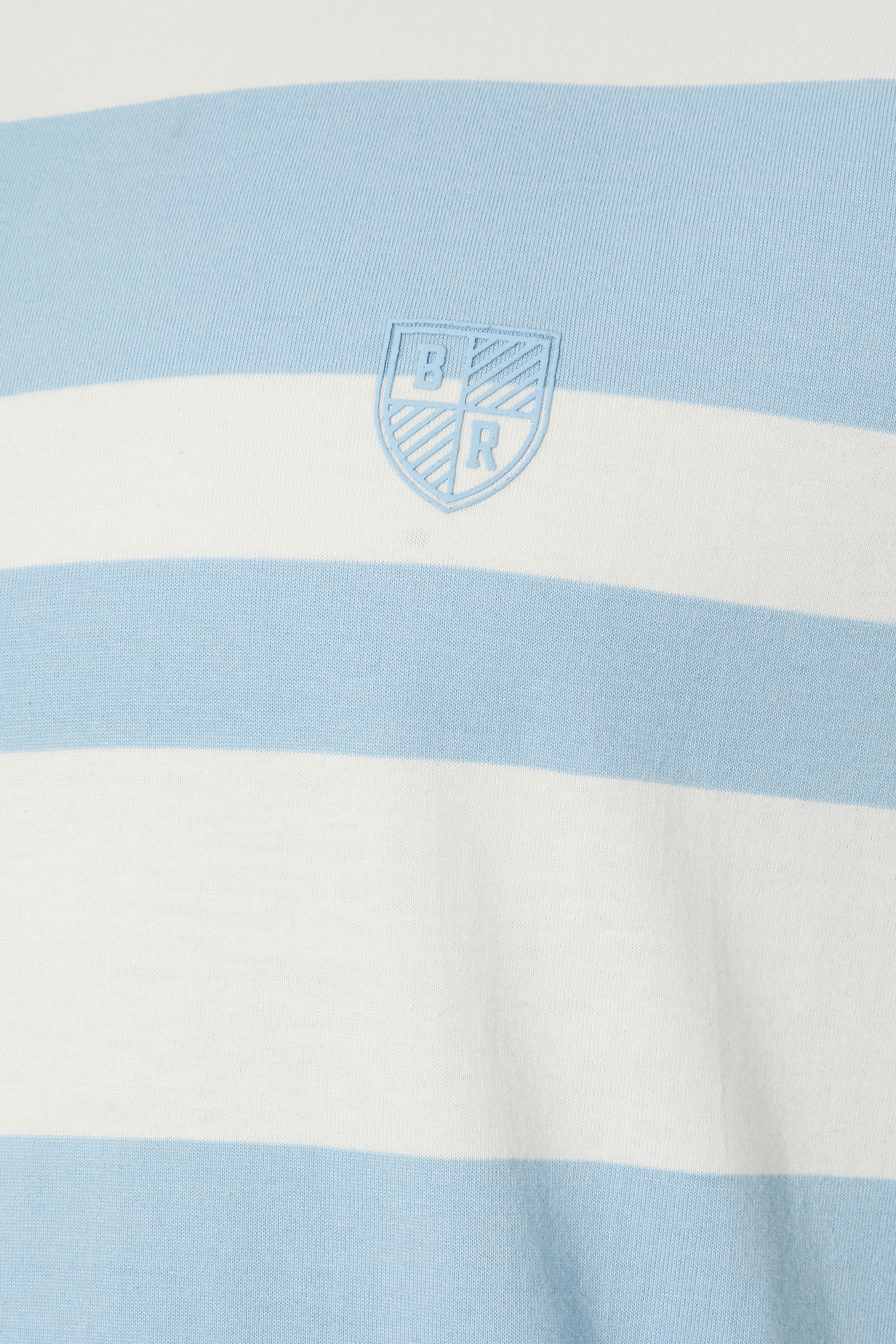 BadRhino Big & Tall Baby Blue Extra Long Stripe T-Shirt | BadRhino 7