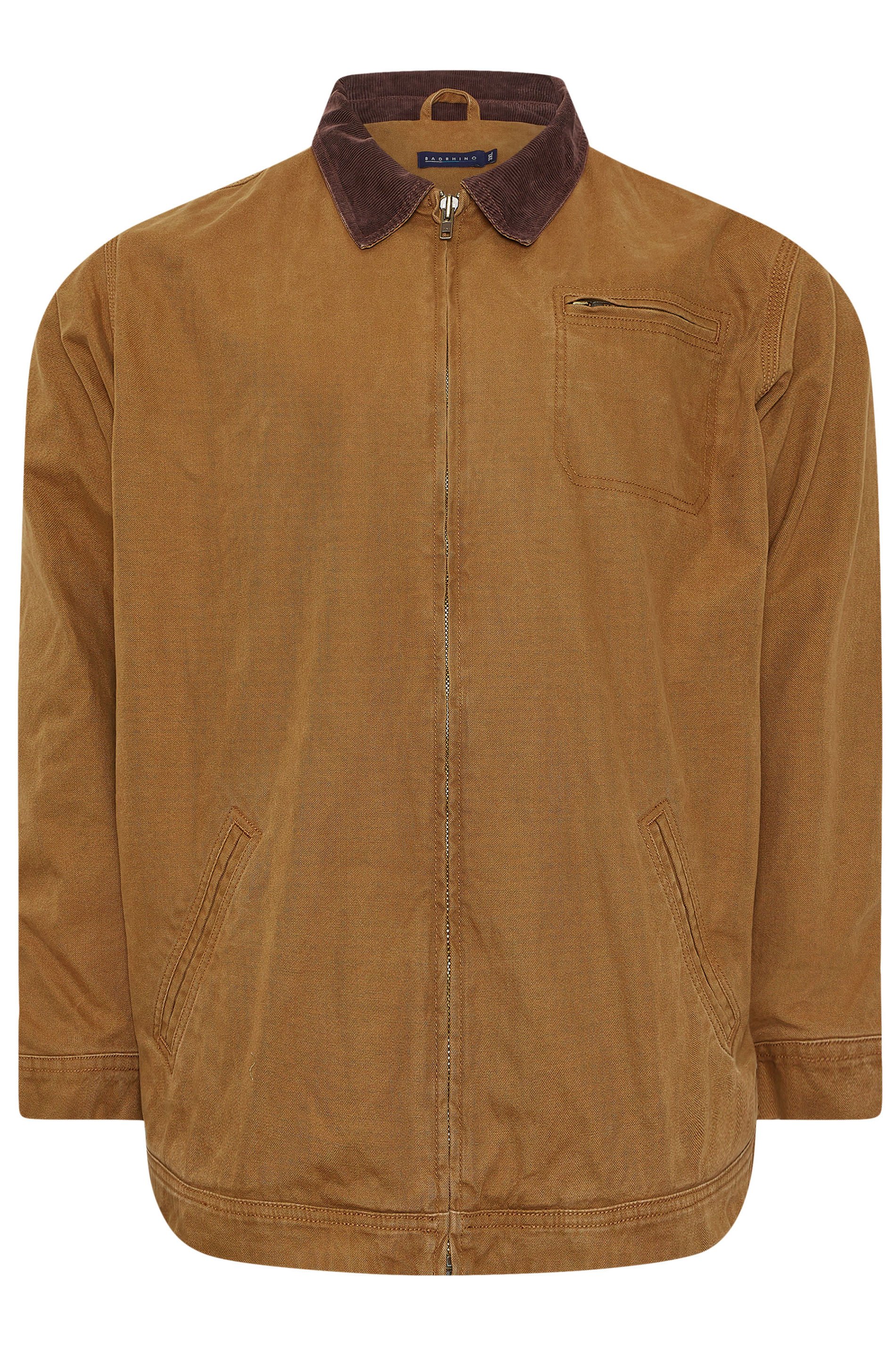 BadRhino Big & Tall Brown Canvas Worker Jacket | BadRhino 7