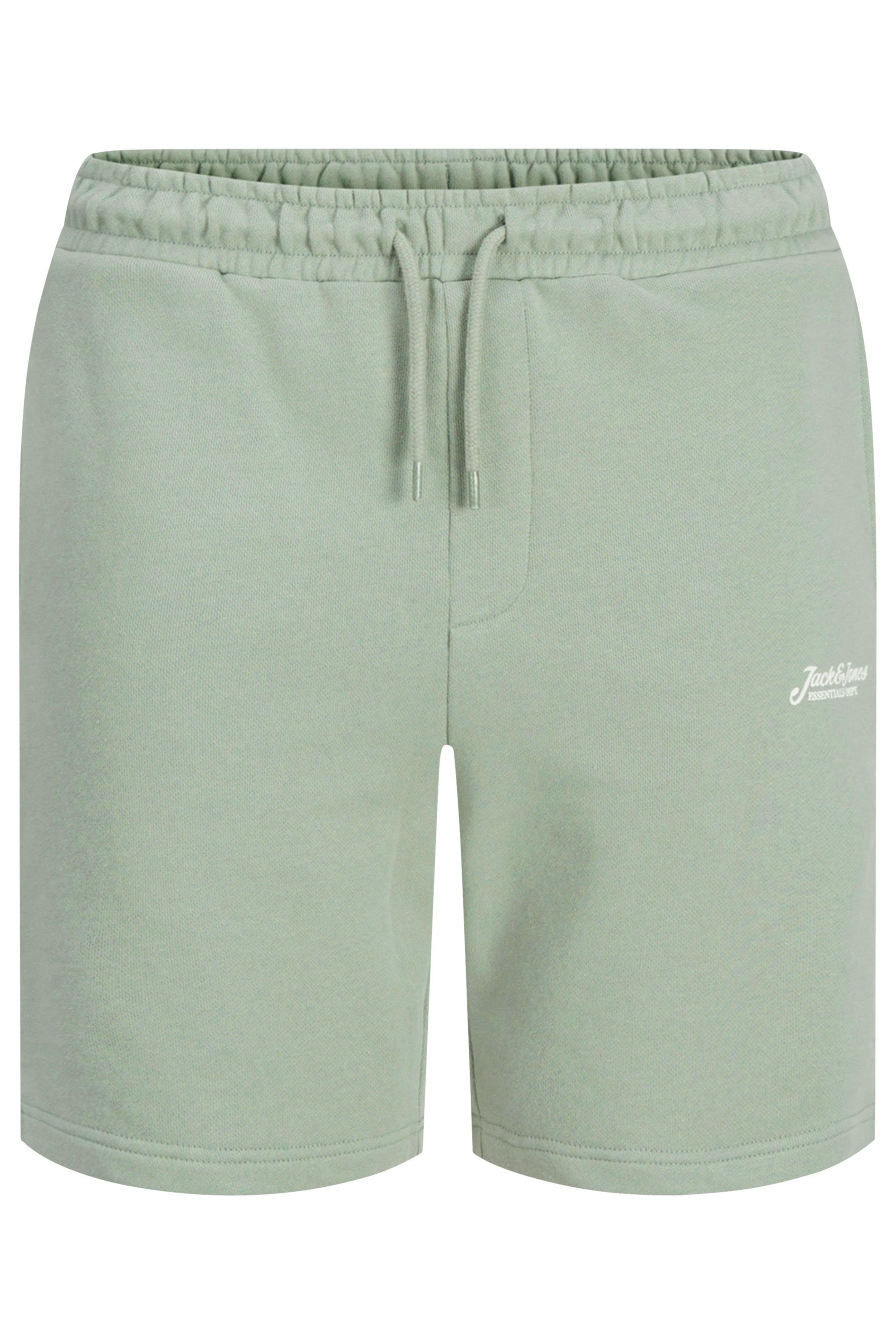 JACK & JONES Big & Tall Iceberg Green 'Beau' T-Shirt & Short Set | BadRhino 5