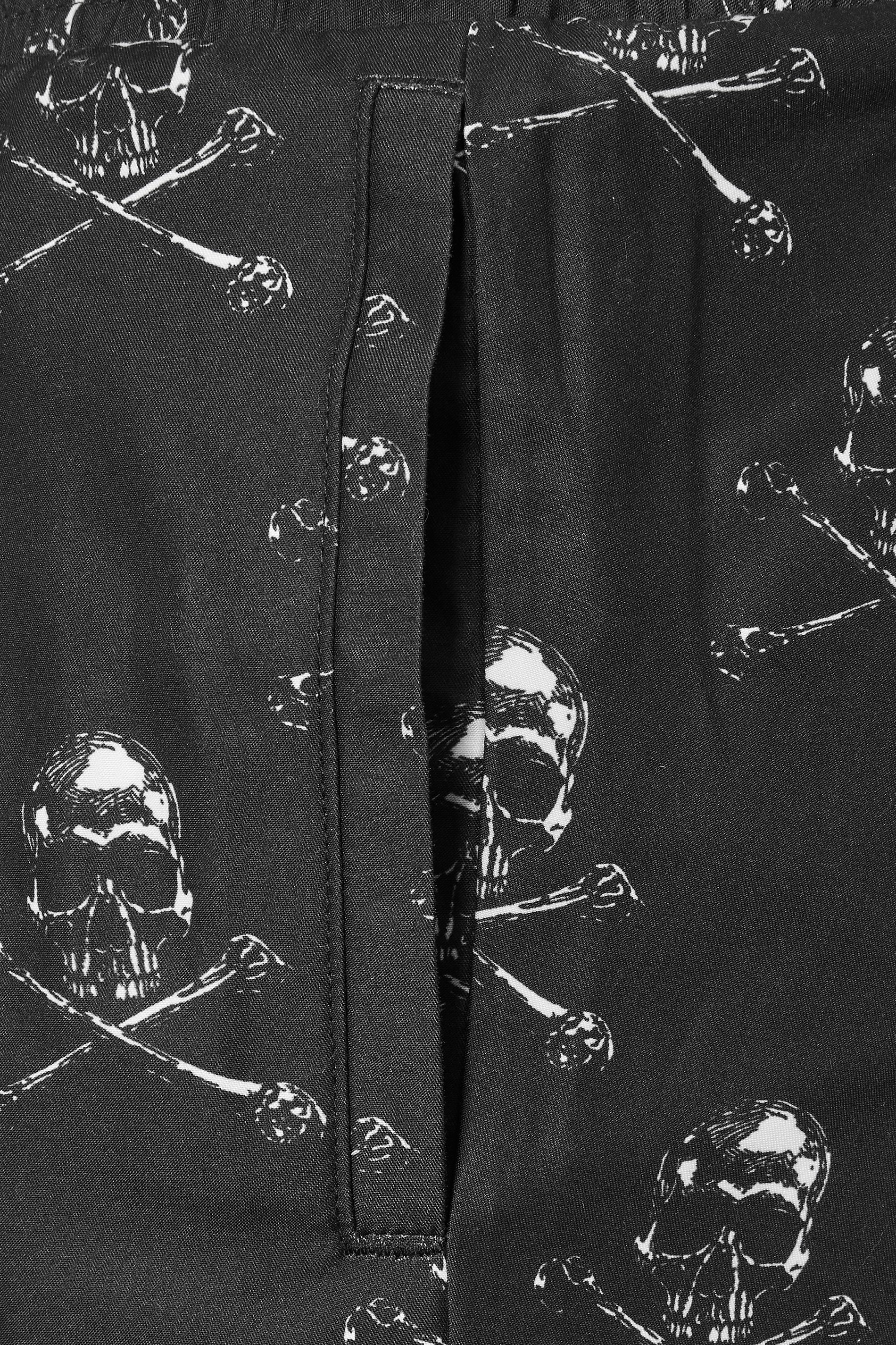 BadRhino Big & Tall Black Skull Swim Shorts | BadRhino 3