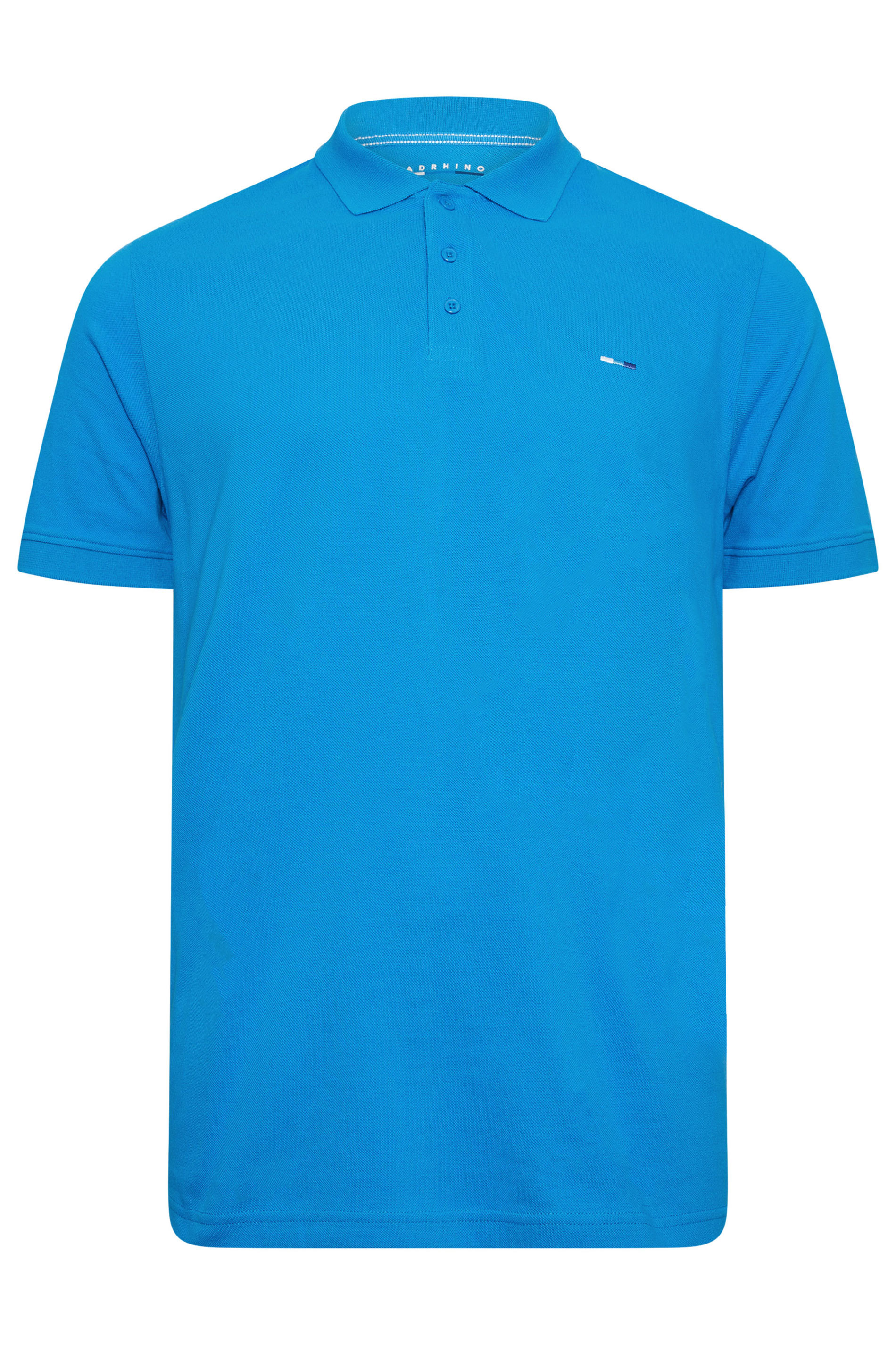 BadRhino Big & Tall 3 PACK Blue/Pink/Teal Polo Shirts | BadRhino 4