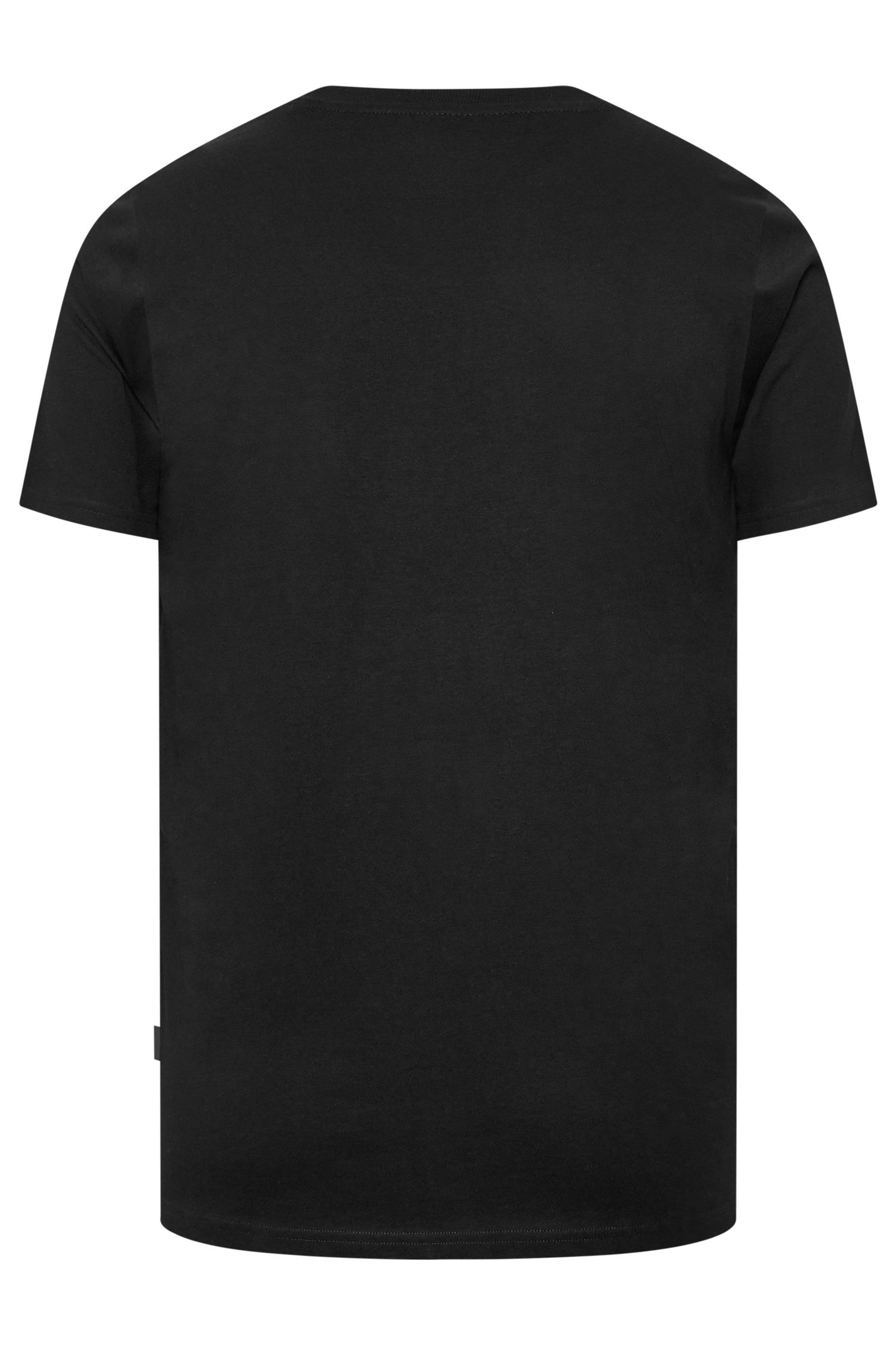 BadRhino Big & Tall Black 'Six Pack' Graphic T-Shirt | BadRhino 6