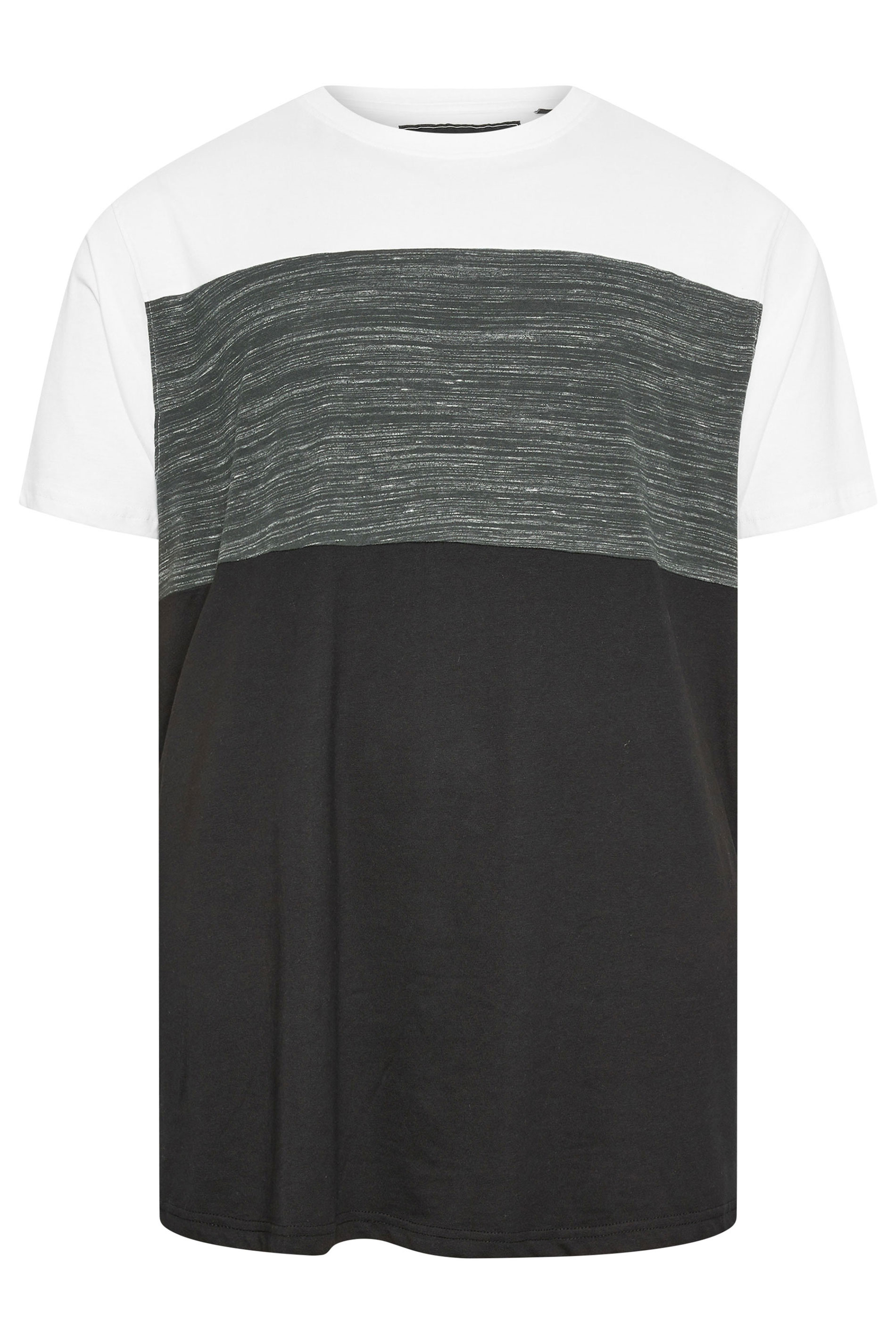 KAM Big & Tall Charcoal Grey Cut & Sew T-Shirt | BadRhino 2