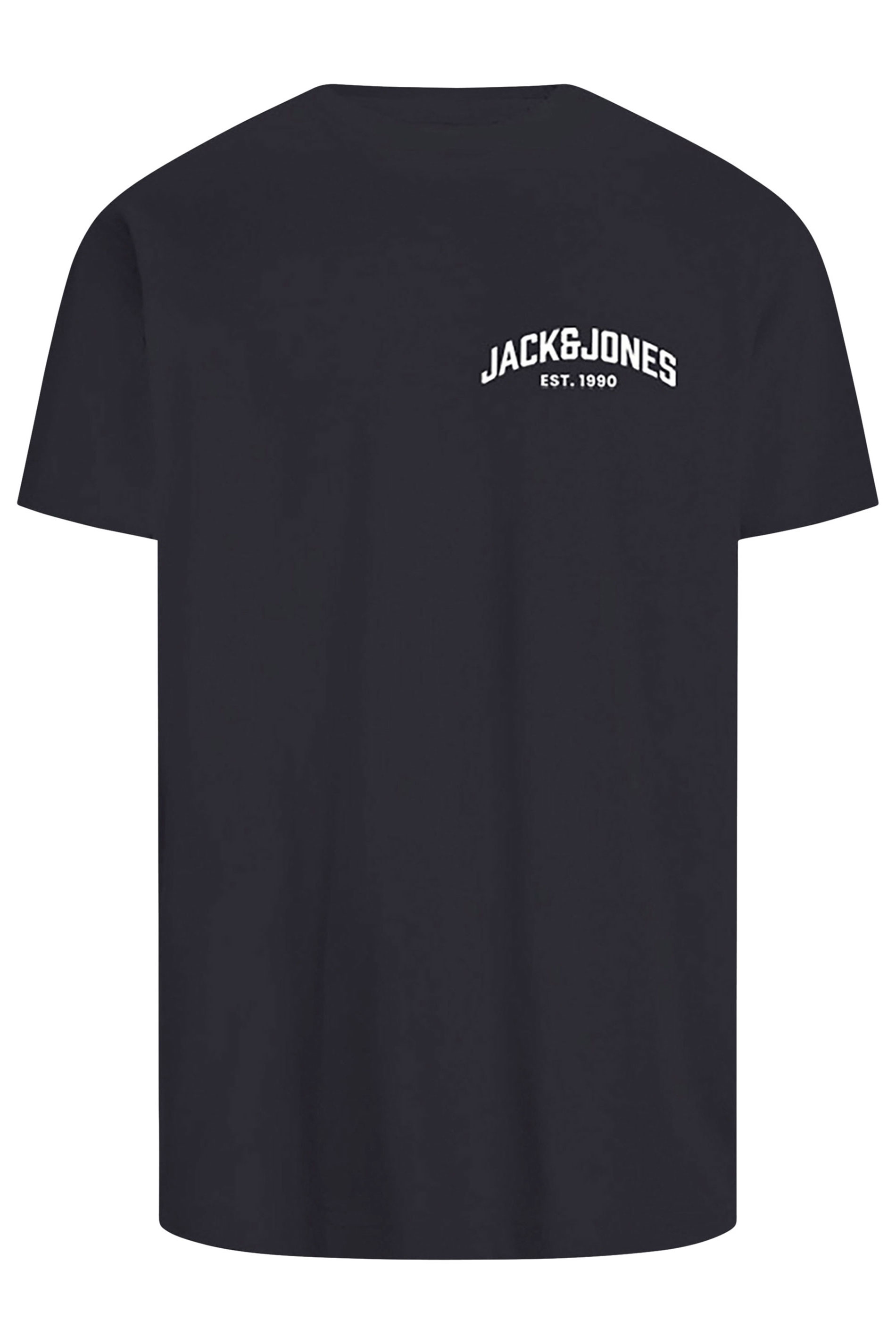 JACK & JONES Big & Tall 5 PACK Grey & Green Crew Neck T-Shirts | BadRhino 7