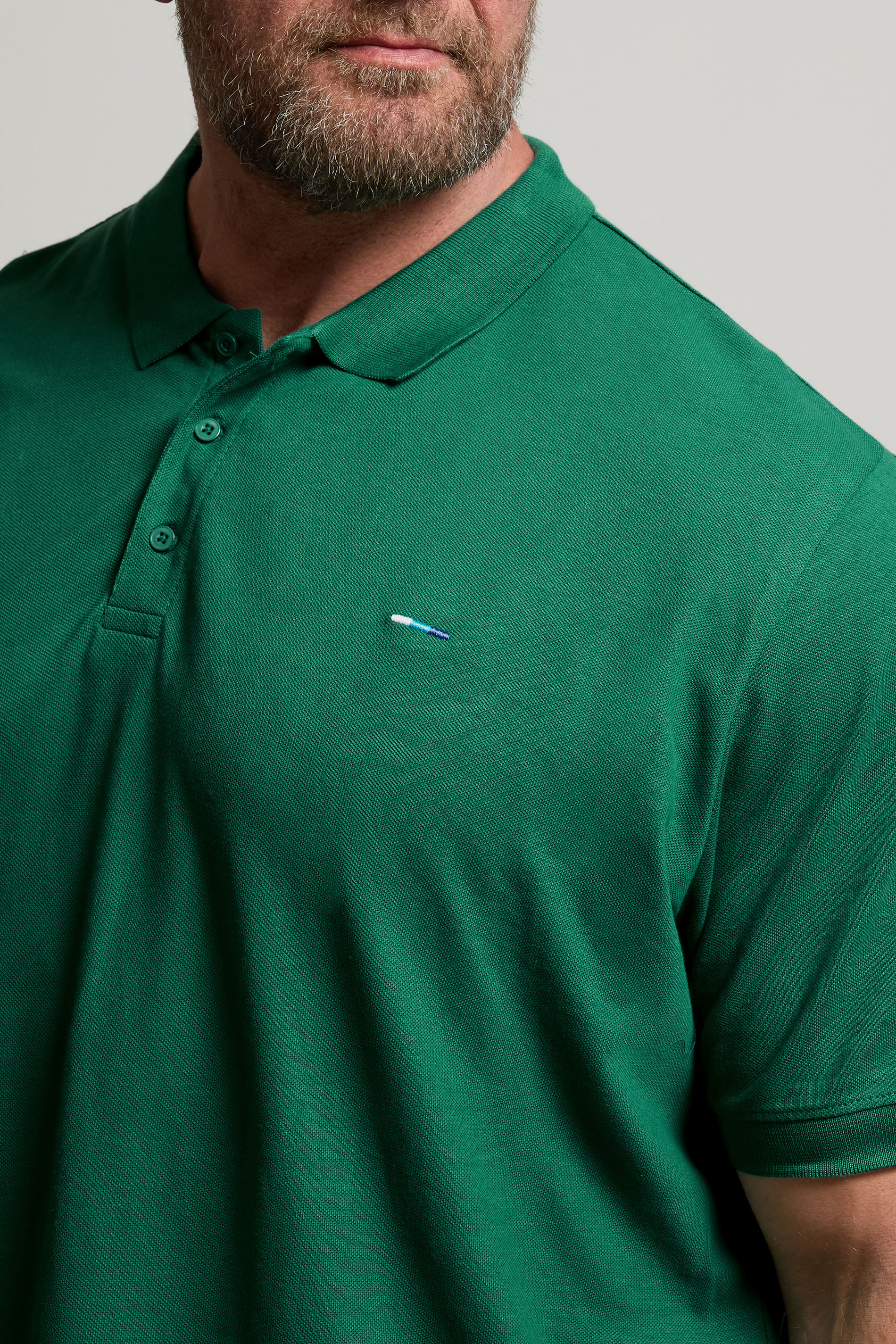 BadRhino Big & Tall Dark Green Core Polo Shirt | BadRhino 5