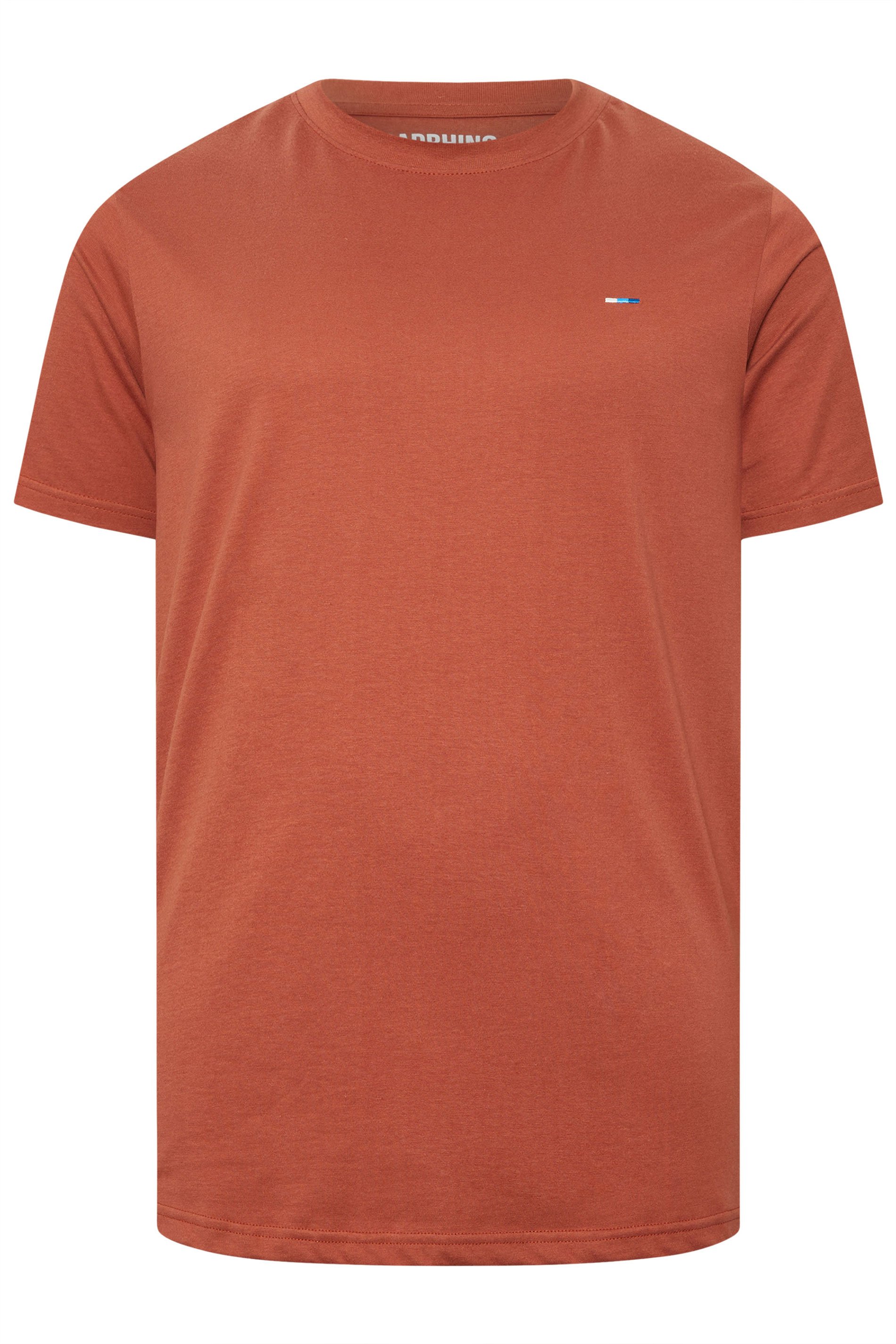 BadRhino Big & Tall Clay Orange Extra Long Core T-Shirt | BadRhino 1