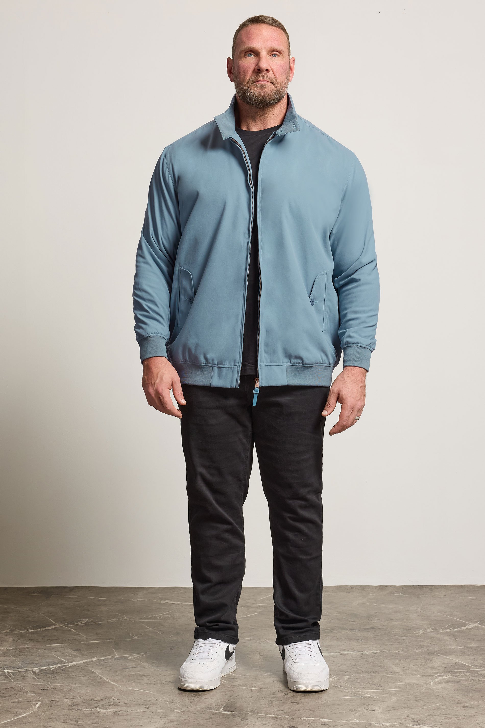 BadRhino Big & Tall Blue Harrington Jacket | BadRhino 3