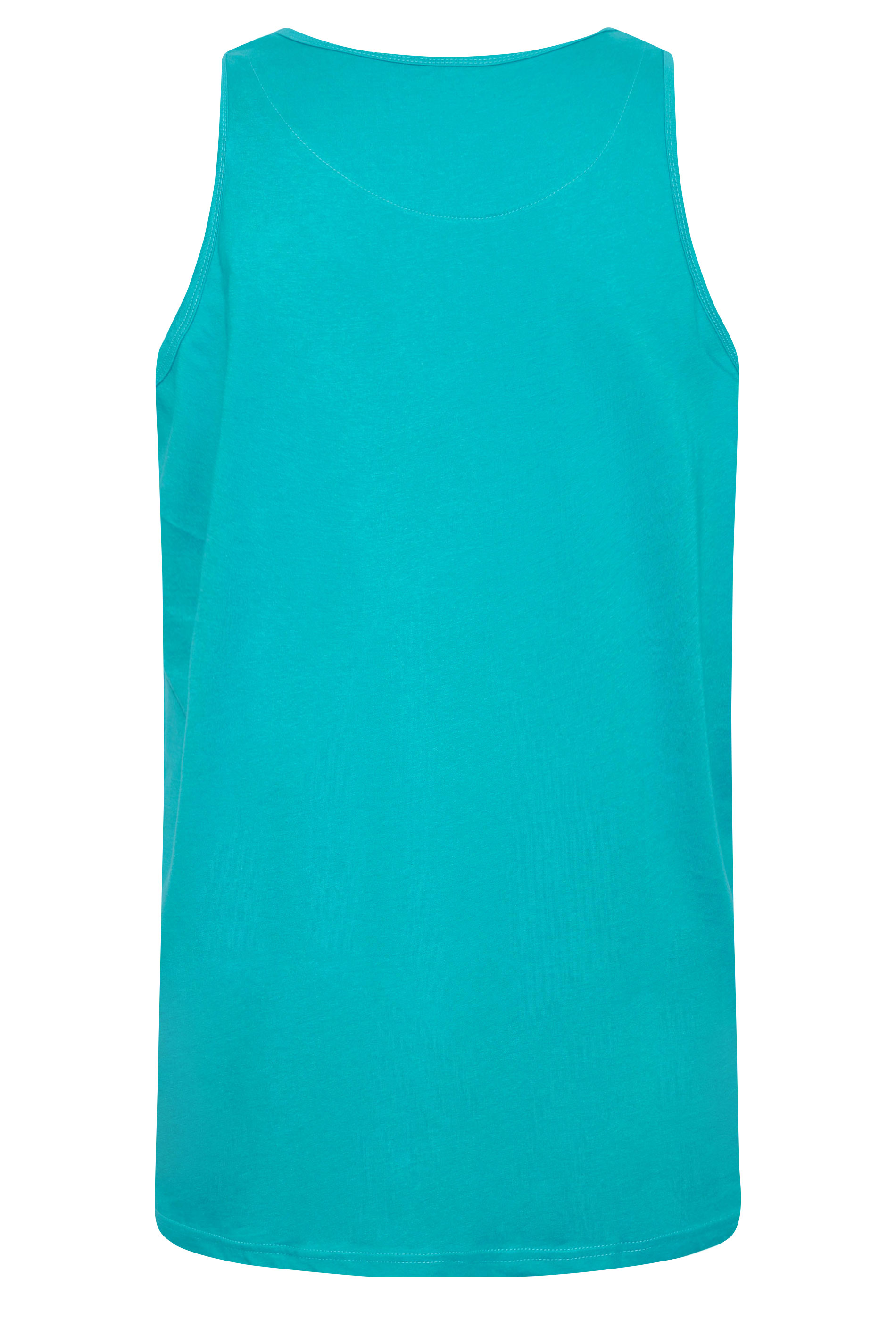 KAM Bright Blue Plain Vest | BadRhino 4