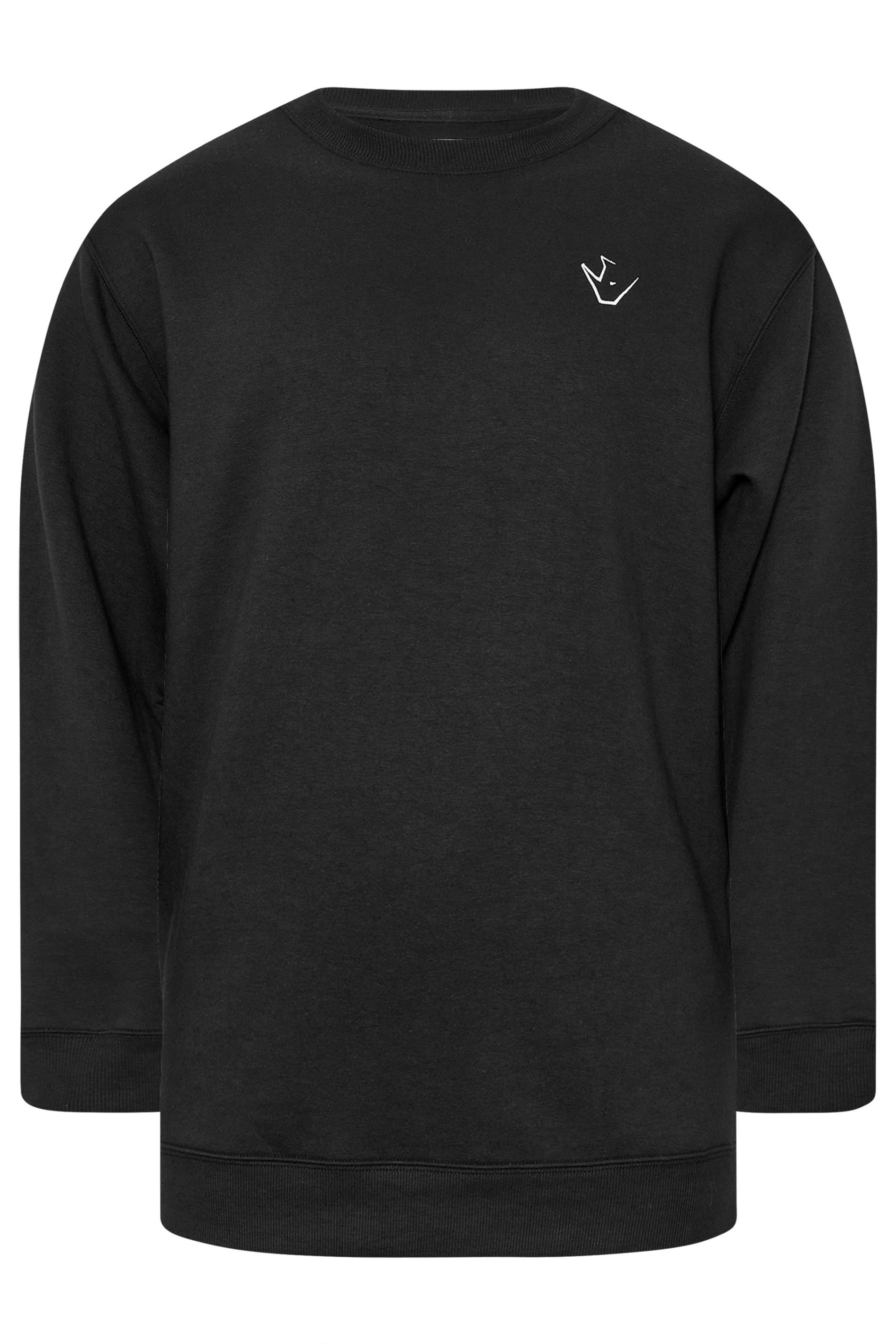 IronRhino Big & Tall Black 'Rest Day' Sweatshirt | BadRhino 7