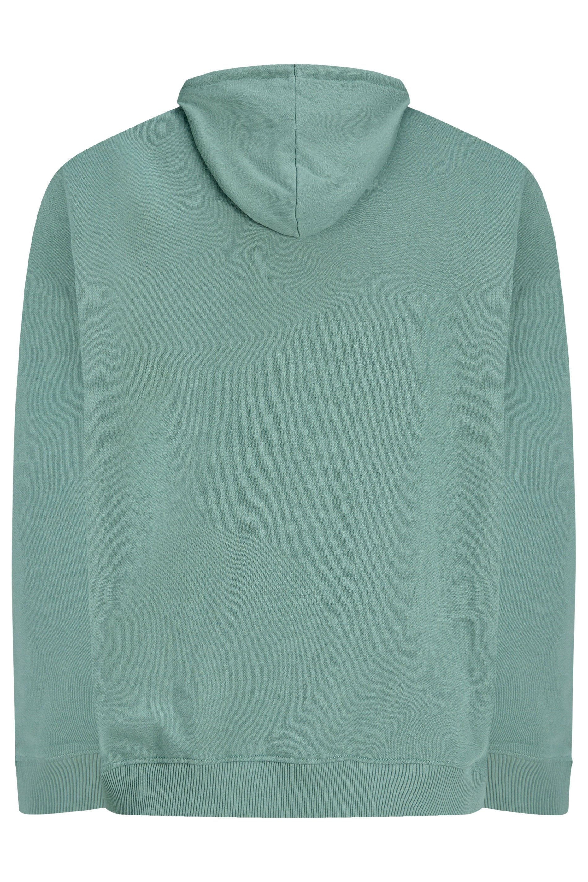 JACK & JONES Big & Tall Blue Printed Logo Hoodie  | BadRhino 2