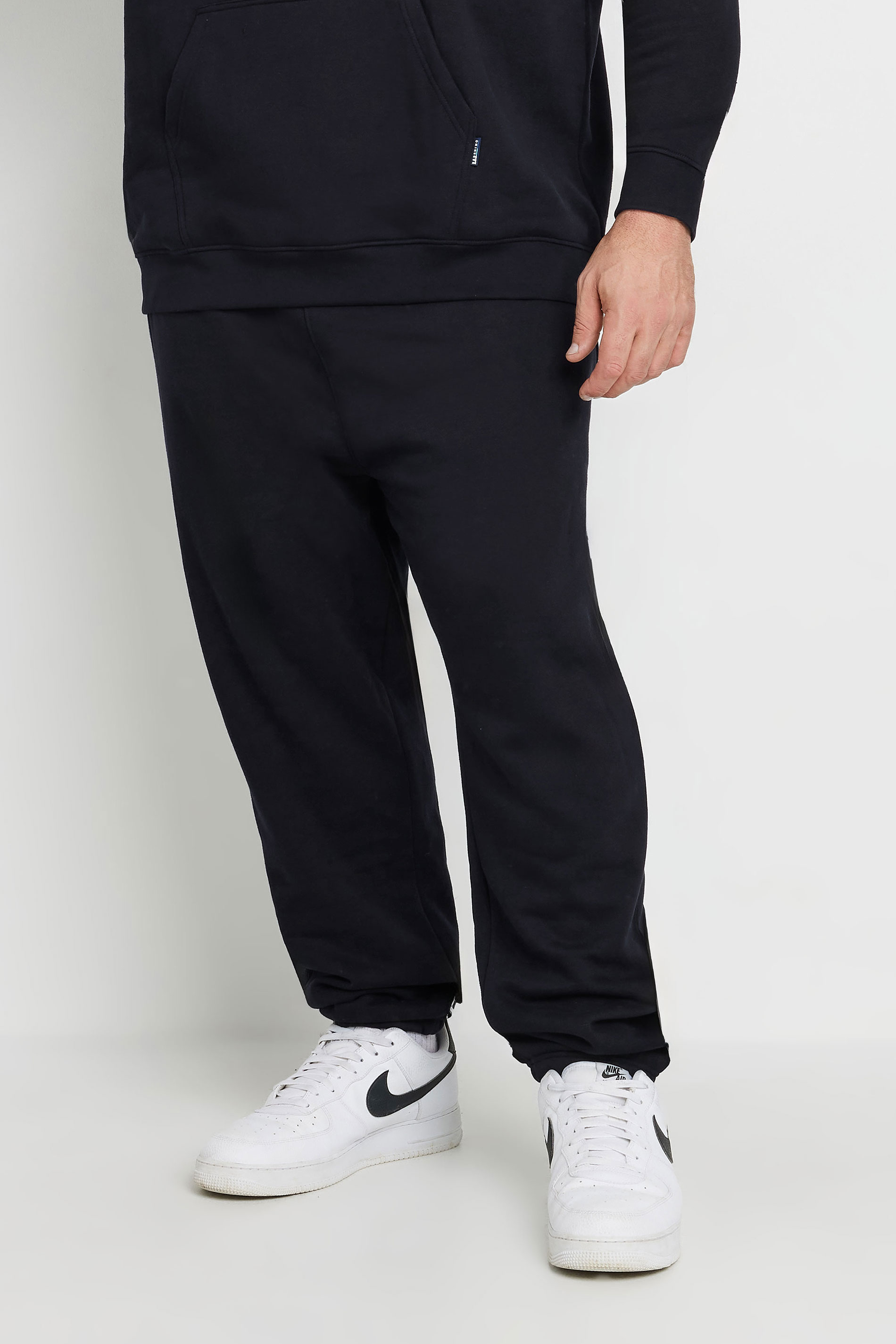 BadRhino Big & Tall Navy Blue Hoodie & Cargo Jogger Set | BadRhino 3