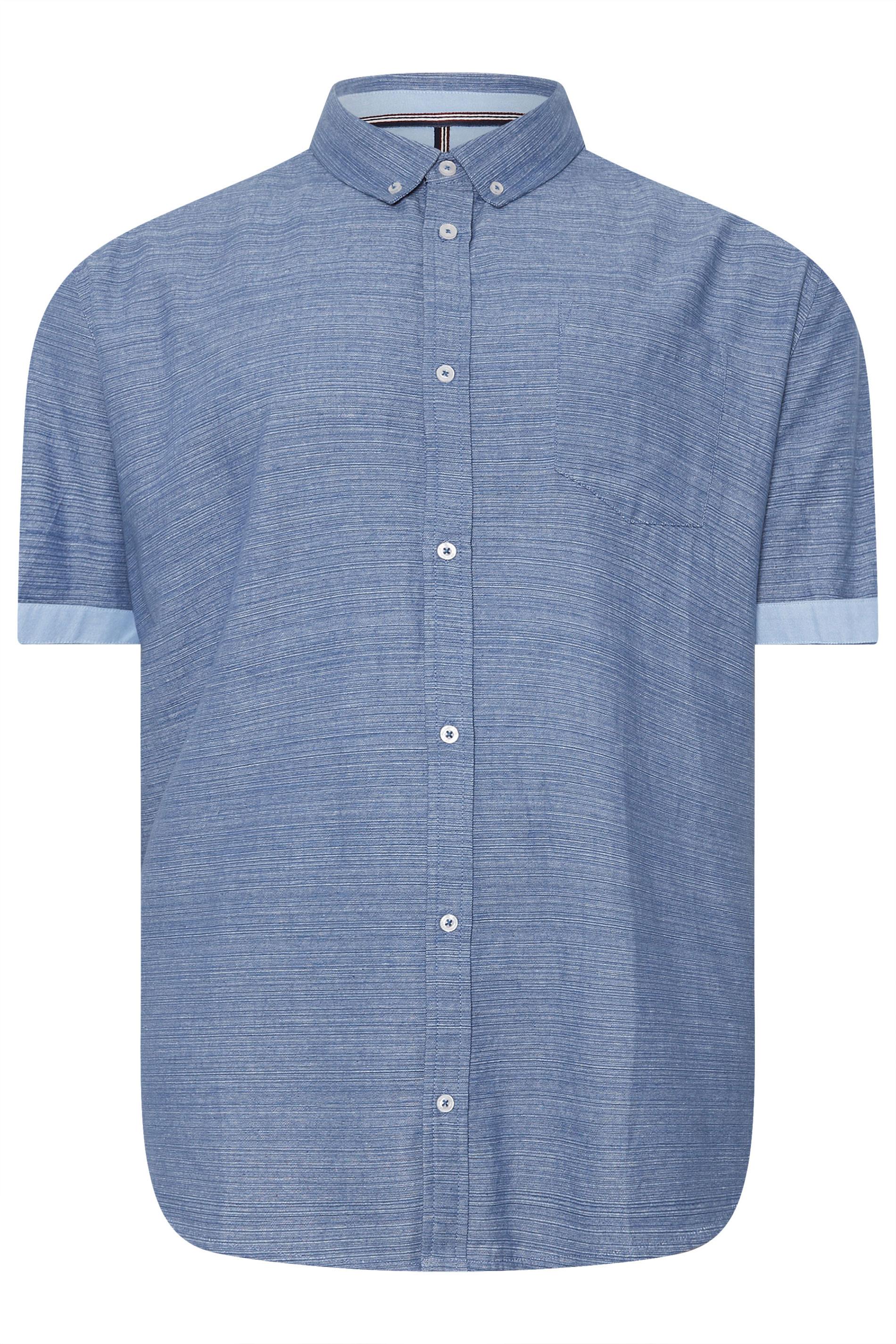 BadRhino Big & Tall Airforce Blue Slub Shirt | BadRhino 6