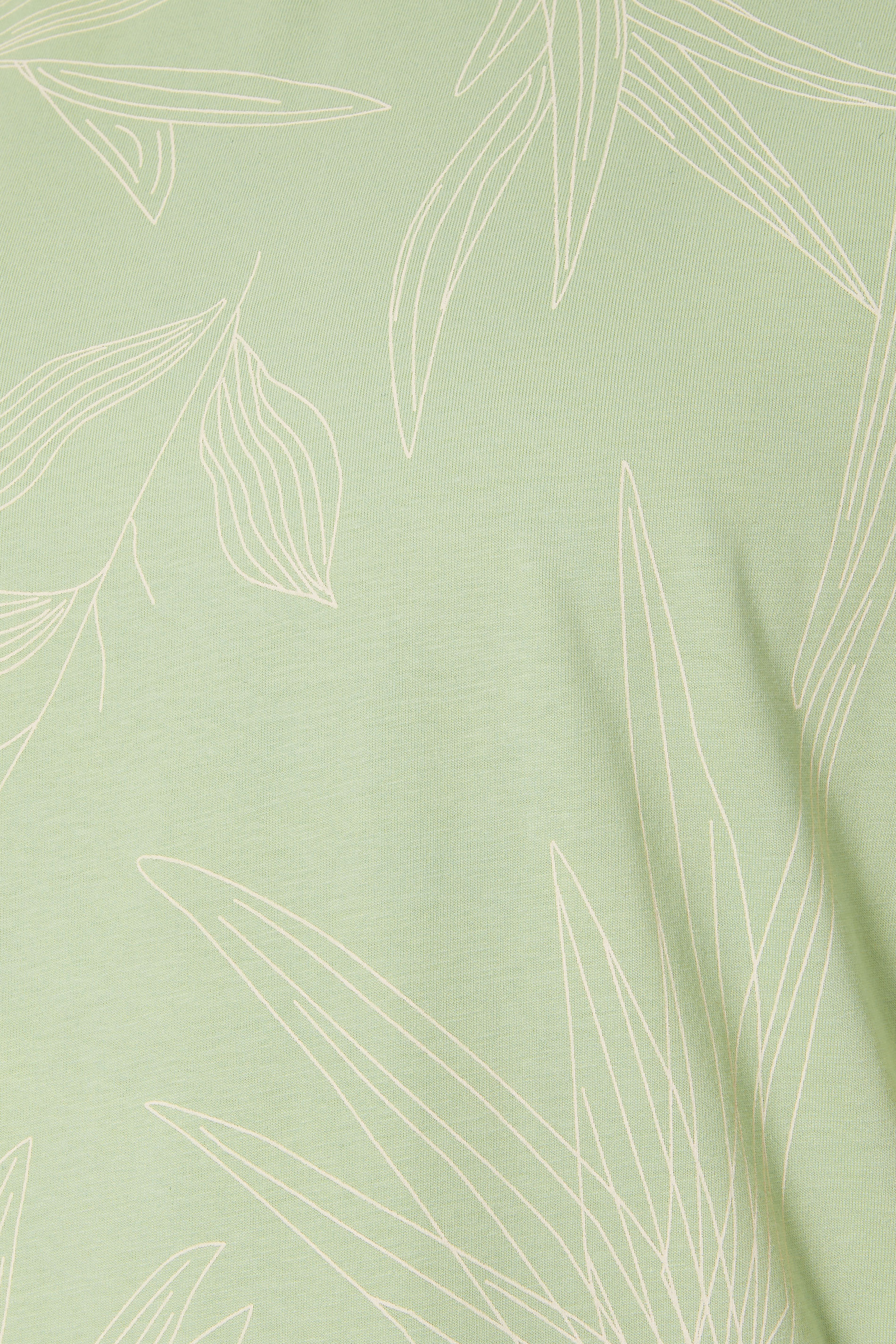 BadRhino Big & Tall Sage Green Leaf Printed T-Shirt | BadRhino 6