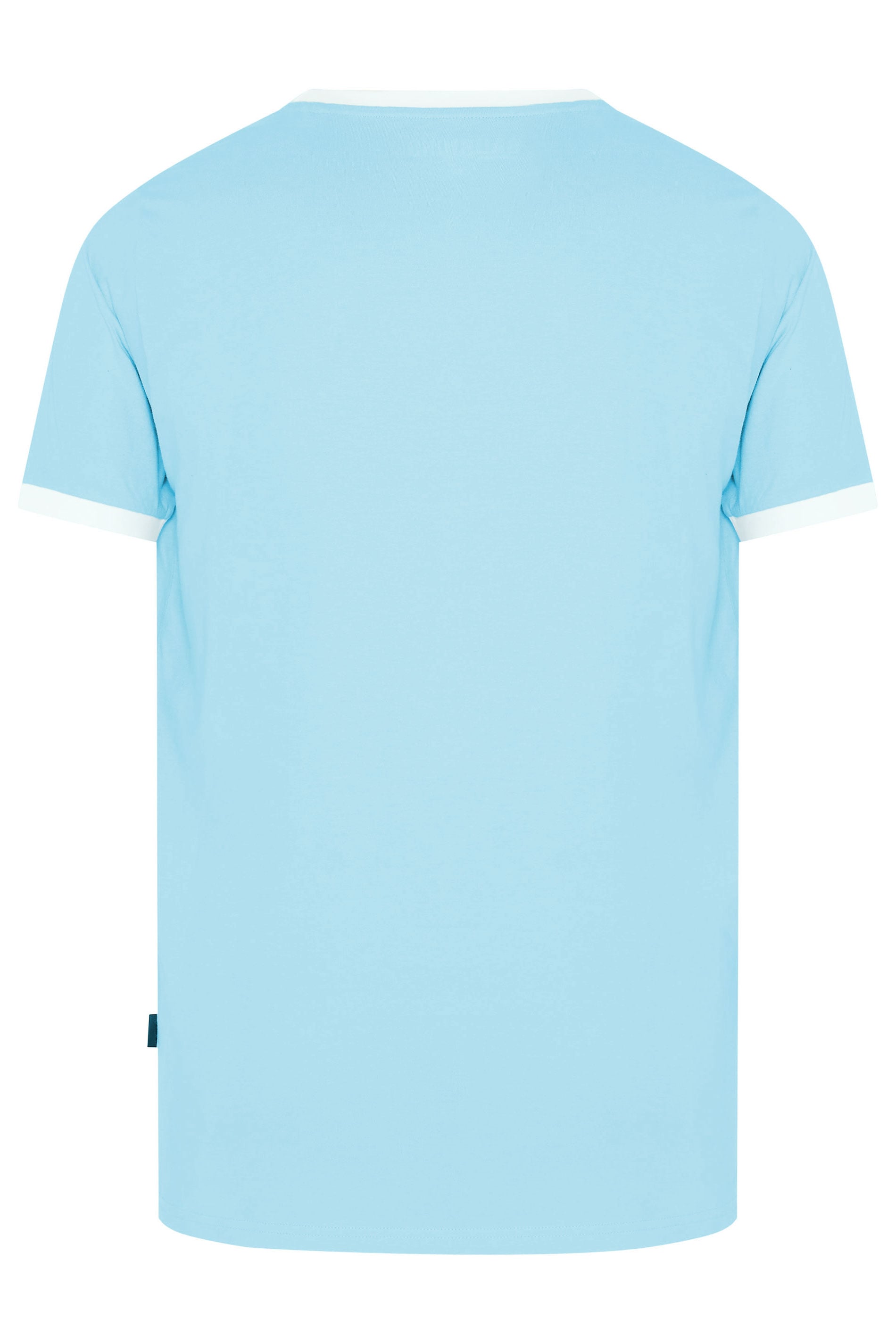 BadRhino Big & Tall Light Blue Extra Long Ringer T-Shirt | BadRhino 6